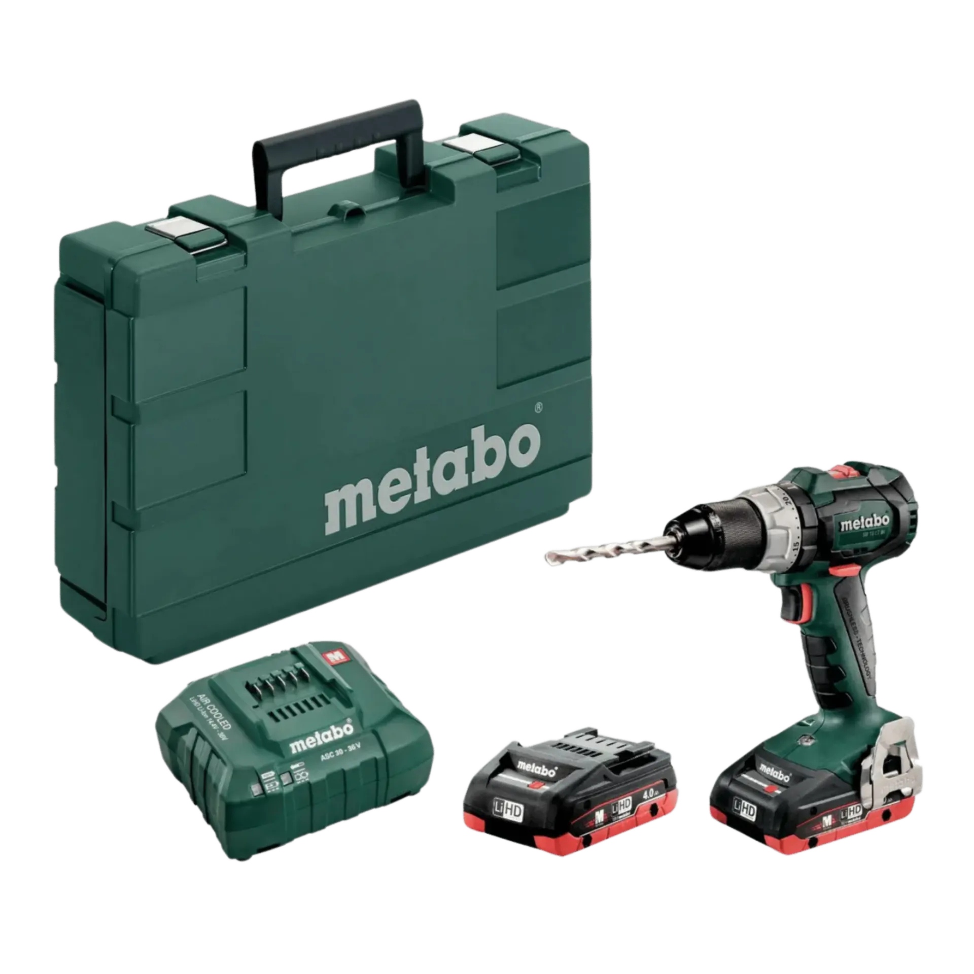 SB 18 LT BL perceuse à percussion - LIHD 18V 2 x 4,0Ah - ASC 55 SB 18 LT BL perceuse à percussion - LIHD 18V 2 x 4,0Ah - ASC 55