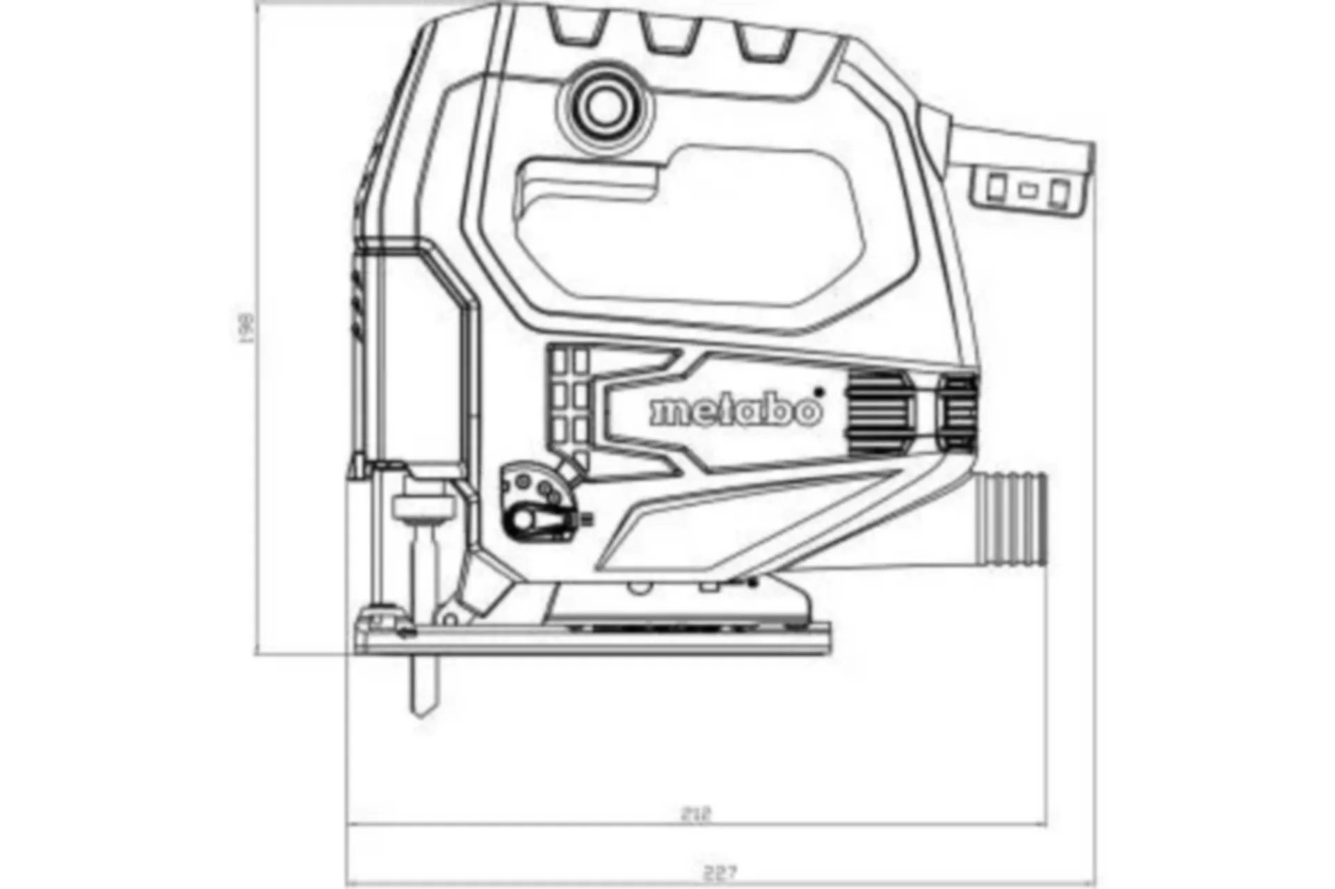 Decoupeerzaag STEB 65 Quick set met decoupeerzaagbladen