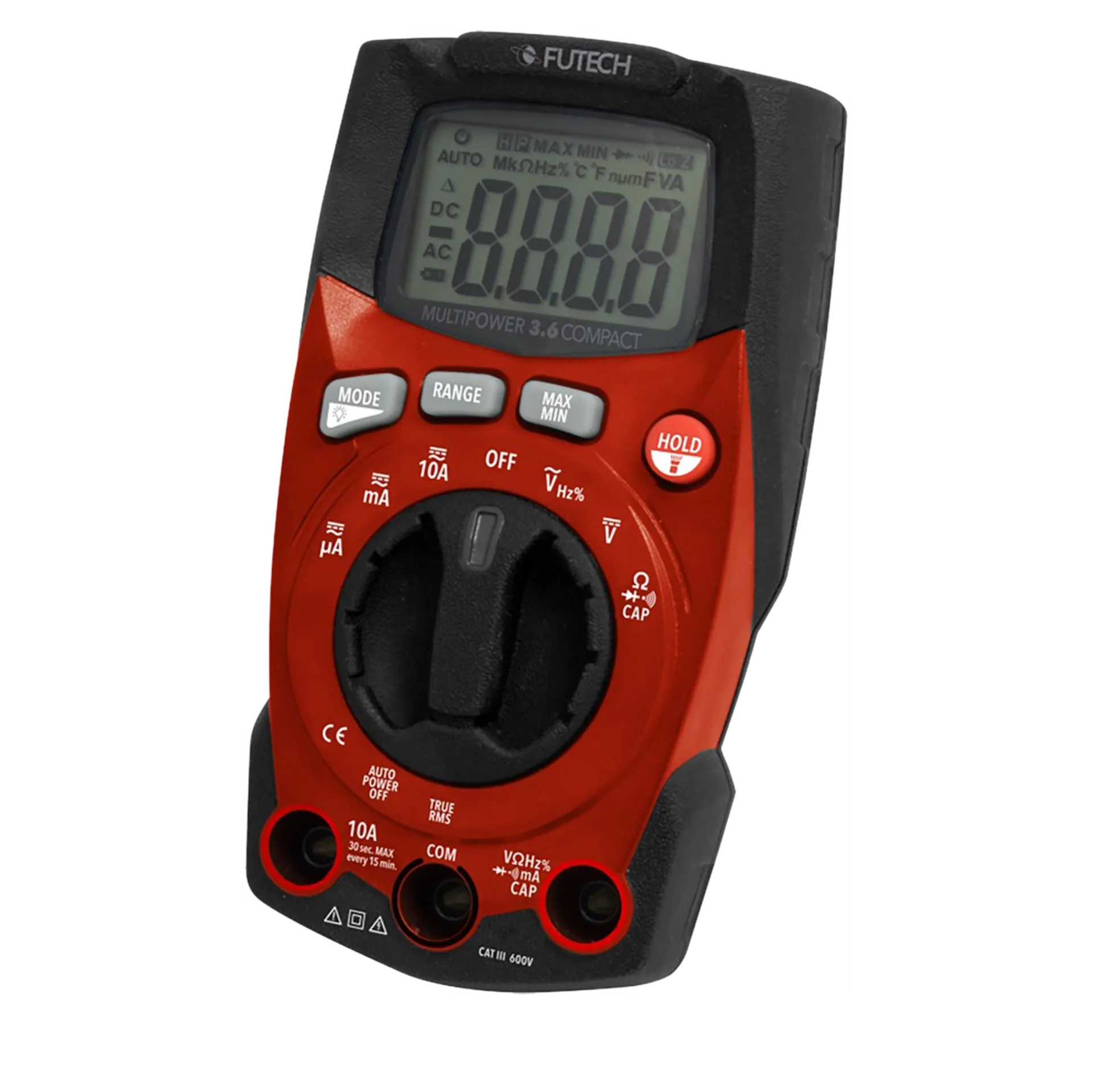 Futech 400.36C Multimeter (TRUE RMS, IP67, 600V)