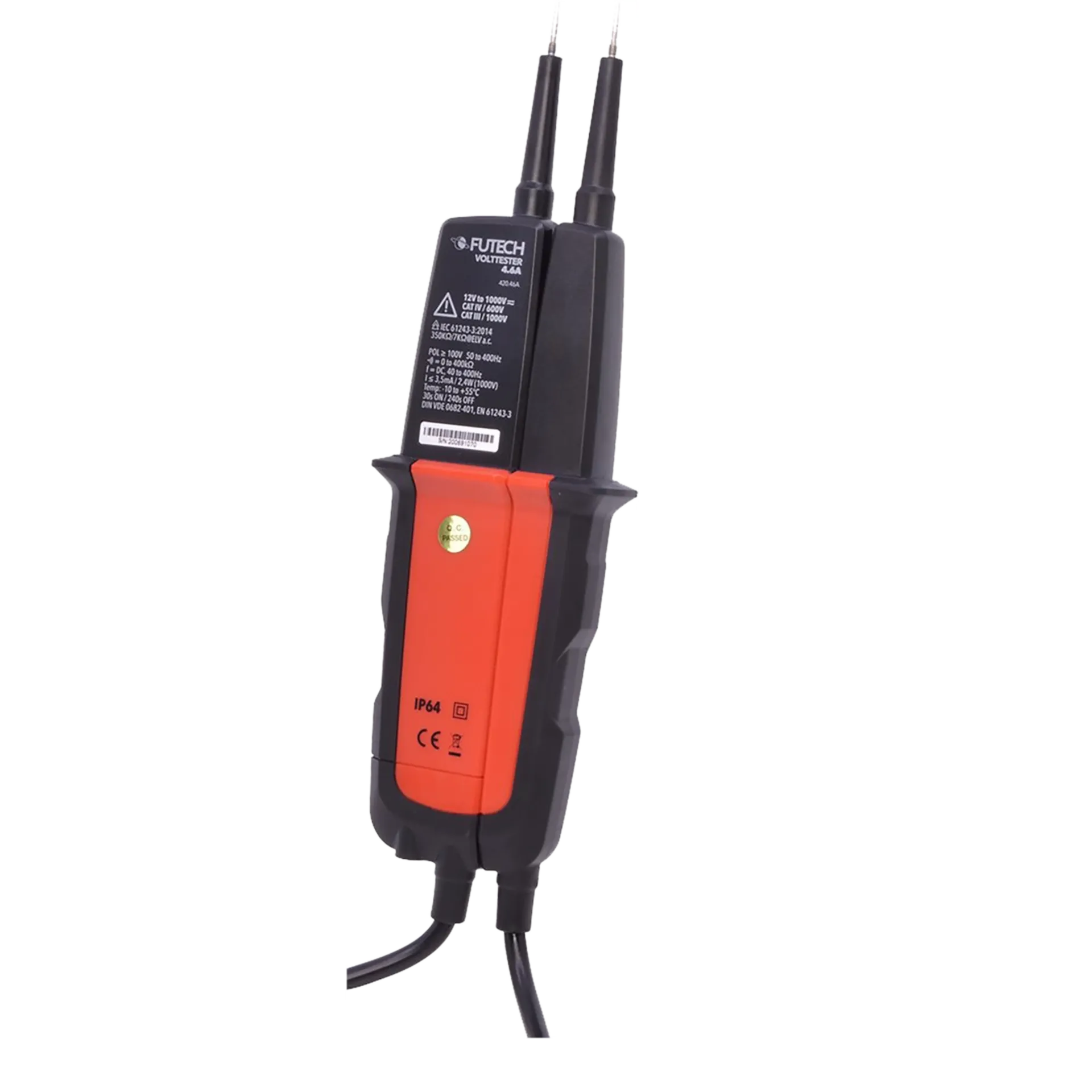 Futech Volttester 4.6A - 420.46A (CAT III, 2 pôles, LED)