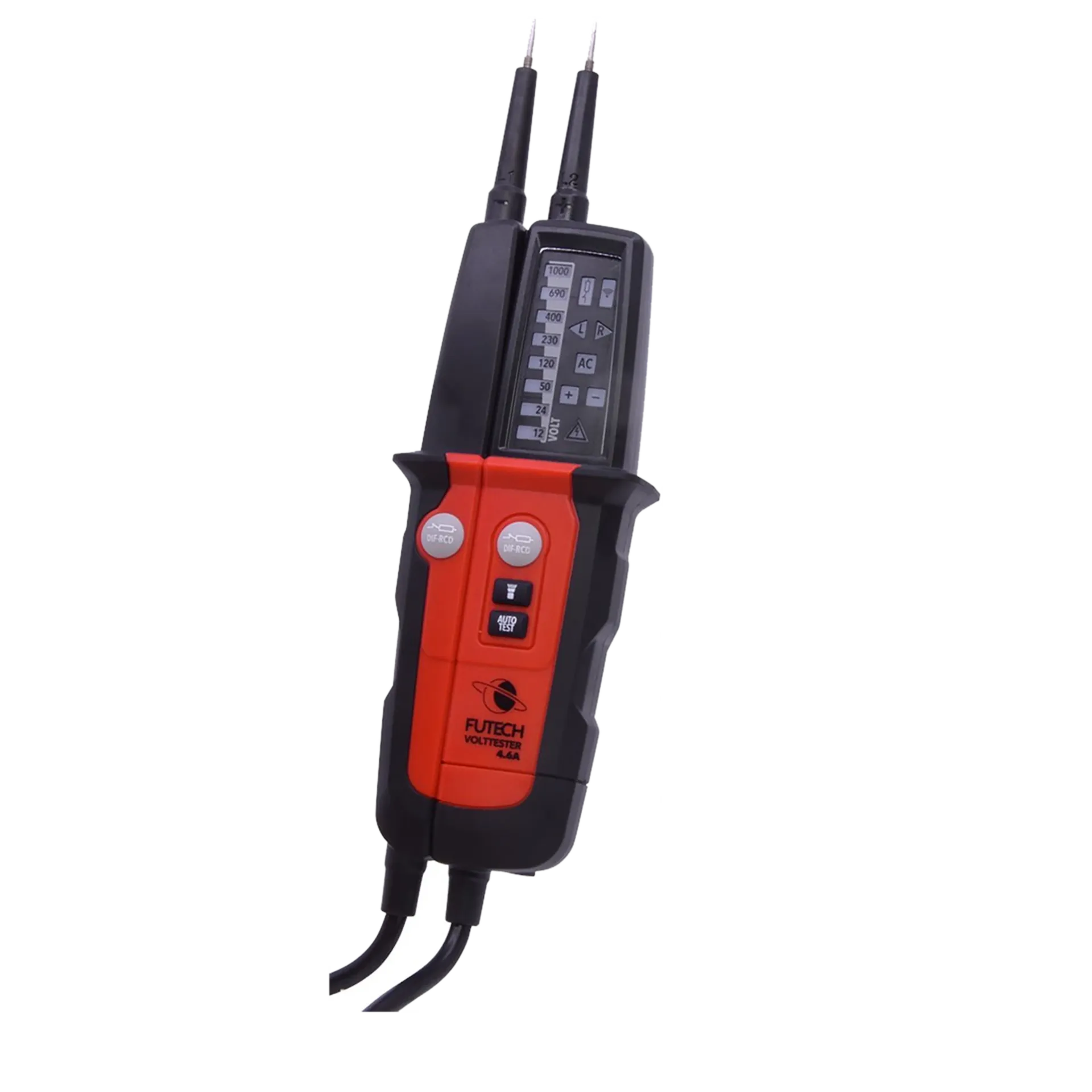Futech Volttester 4.6A - 420.46A (CAT III, 2 pôles, LED)