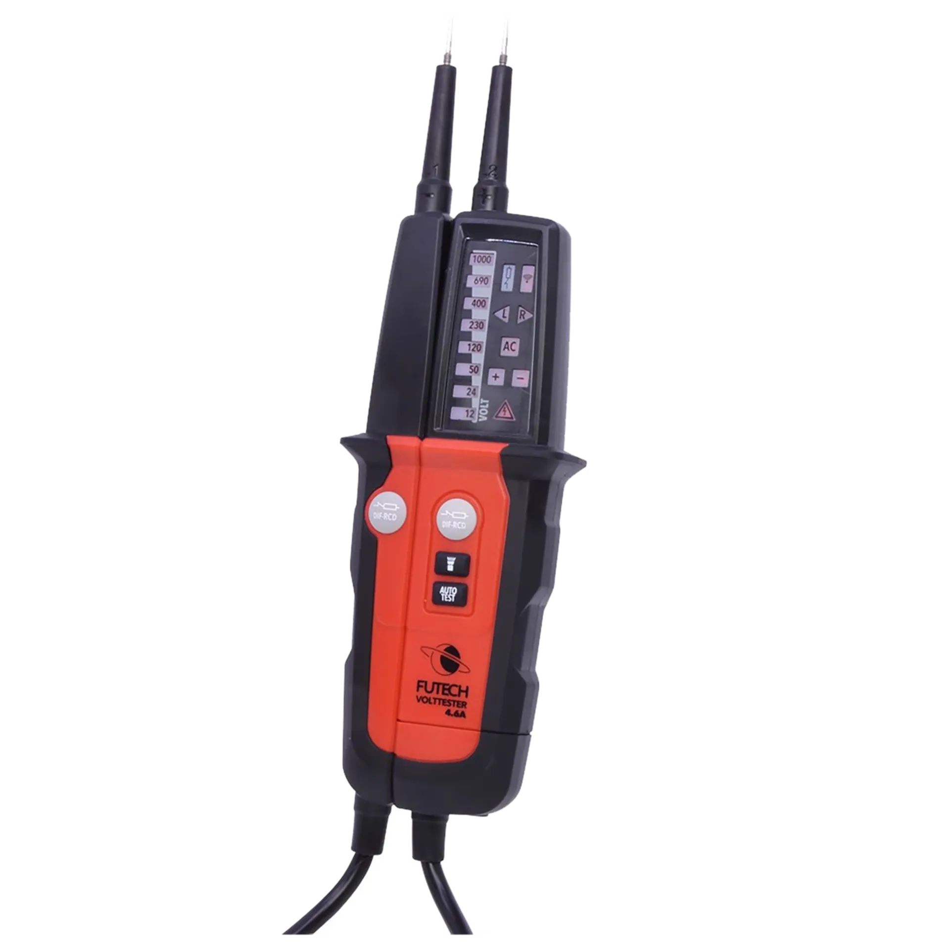 Futech Volttester 4.6A - 420.46A (CAT III, 2 pôles, LED)