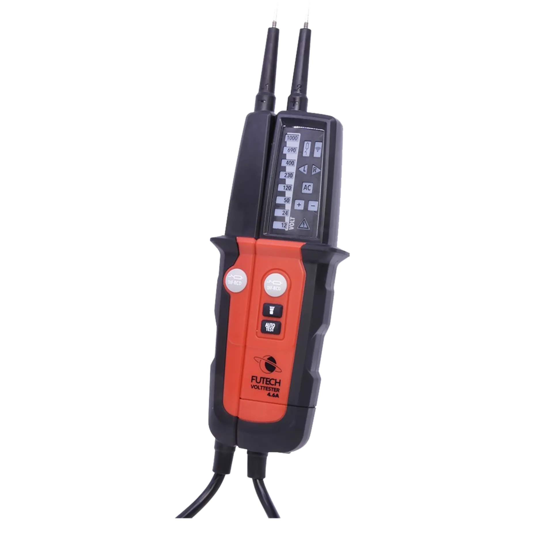 Futech Volttester 4.6A - 420.46A (CAT III, 2 pôles, LED)