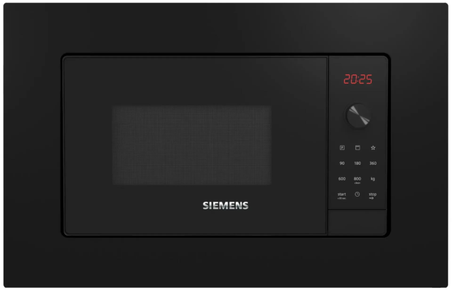 SIEMENS BE623LMB3 Micro-ondes 38cm, 800 W (grill 1,00kW), easyClean, display