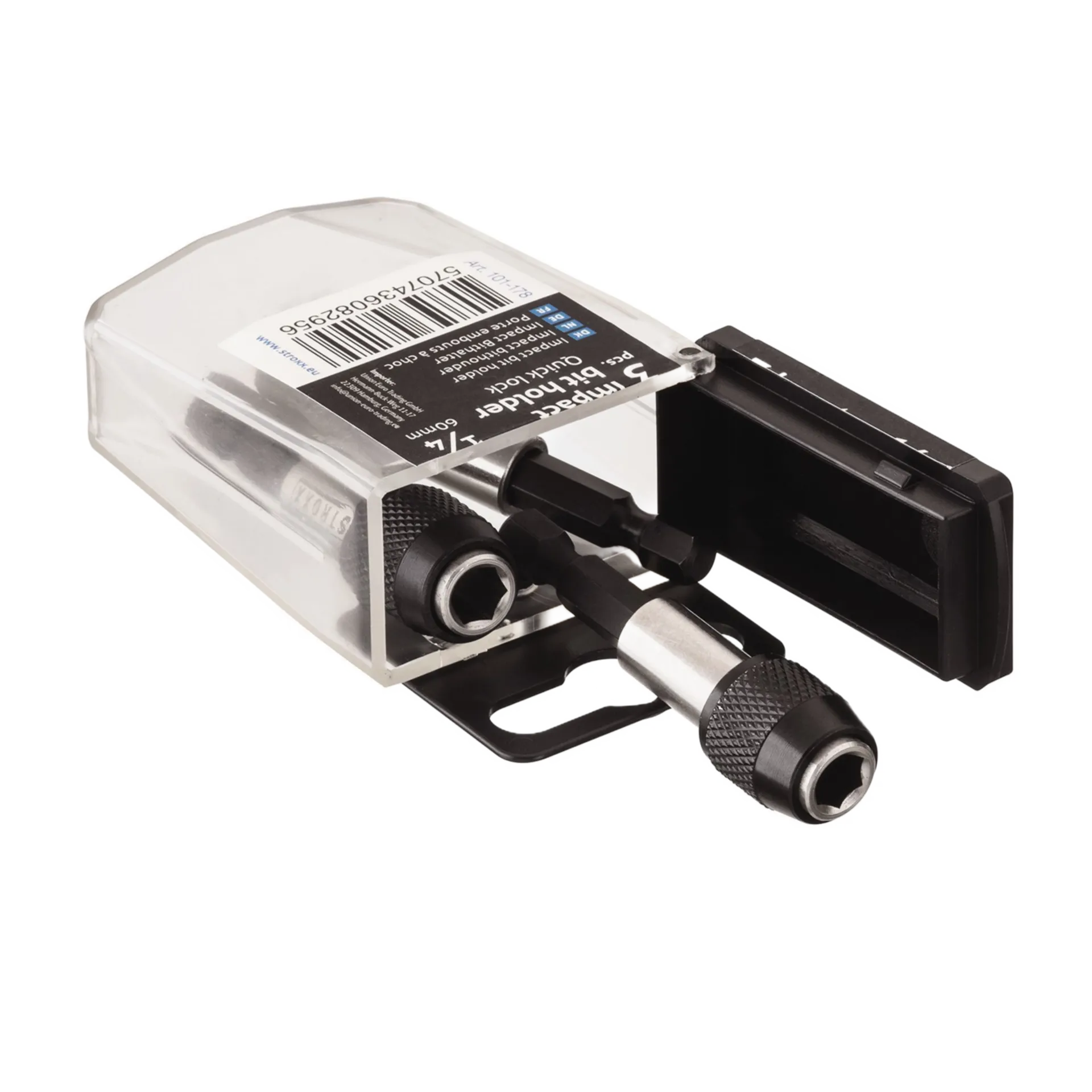 Impact bitshouder 1/4" x 60mm met Quick-lock