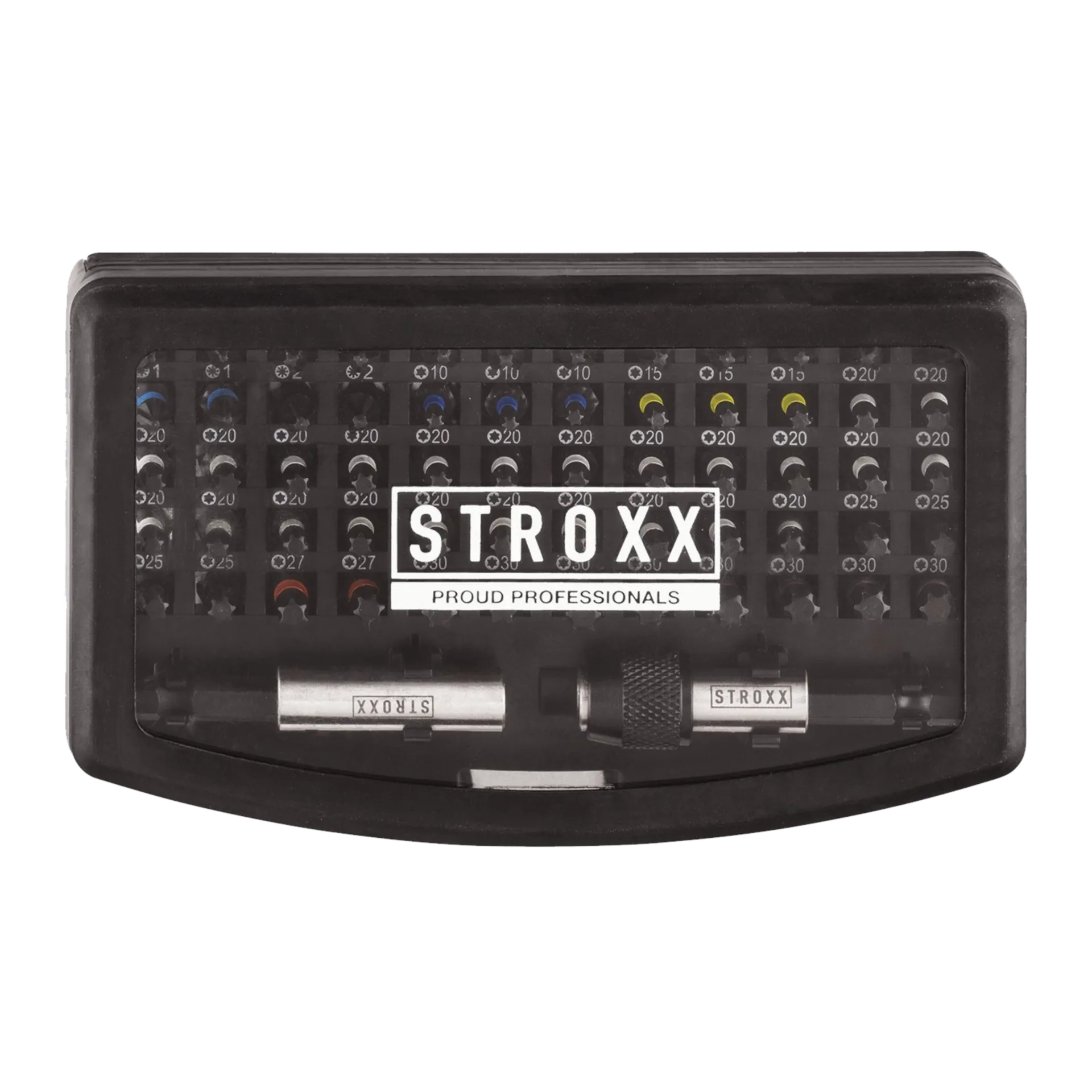 Coffret d'embouts 1/4" X 25mm (62 pièces) Coffret d'embouts 1/4" X 25mm (62 pièces)