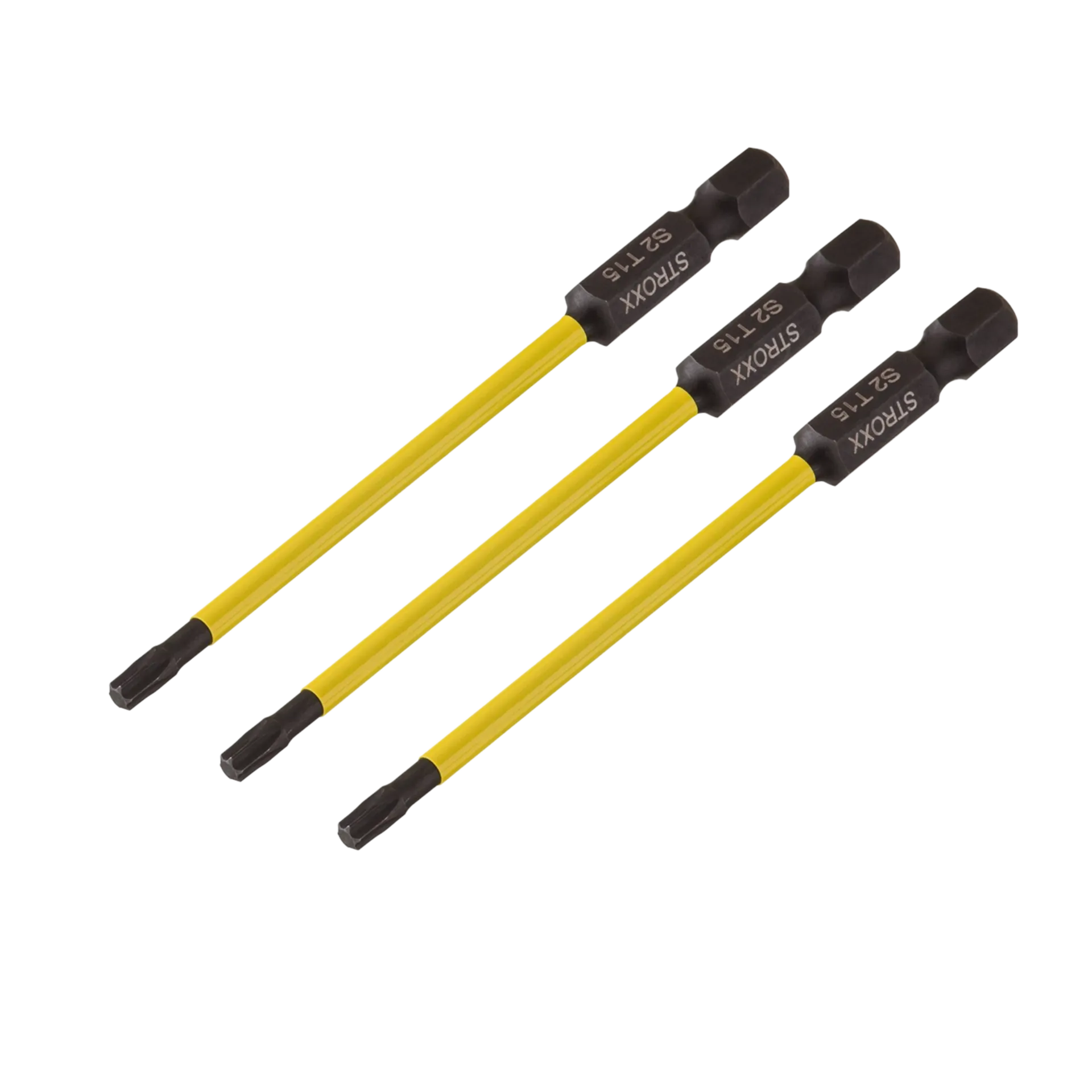 Impact bits TX15 1/4" geel STROXX