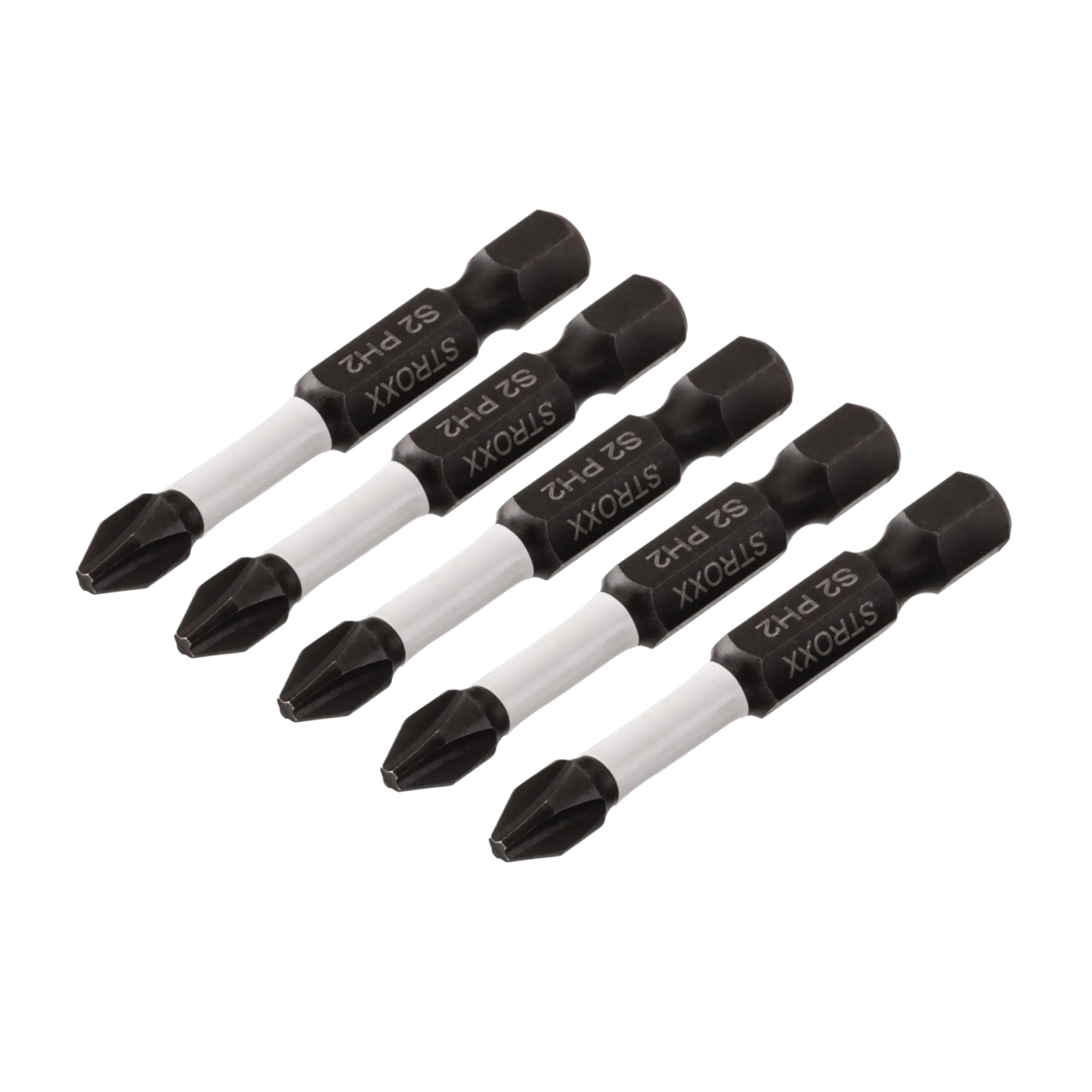 Impact bits PH2 1/4" wit STROXX