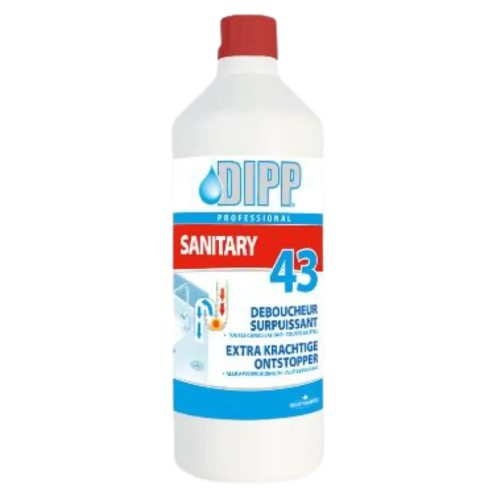N°43 Extra krachtige ontstopper 1 liter N°43 Extra krachtige ontstopper 1 liter