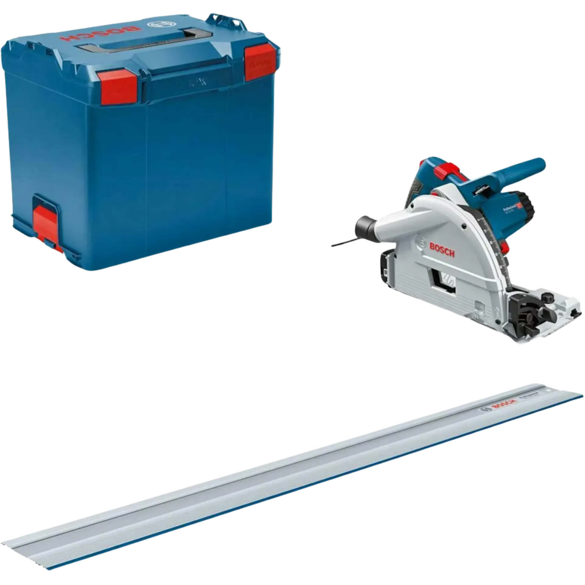 Invalcirkelzaag GKT 55 GCE met FSN 1400-rail (1400 W - 57 mm - Ø 160 x 20 mm)