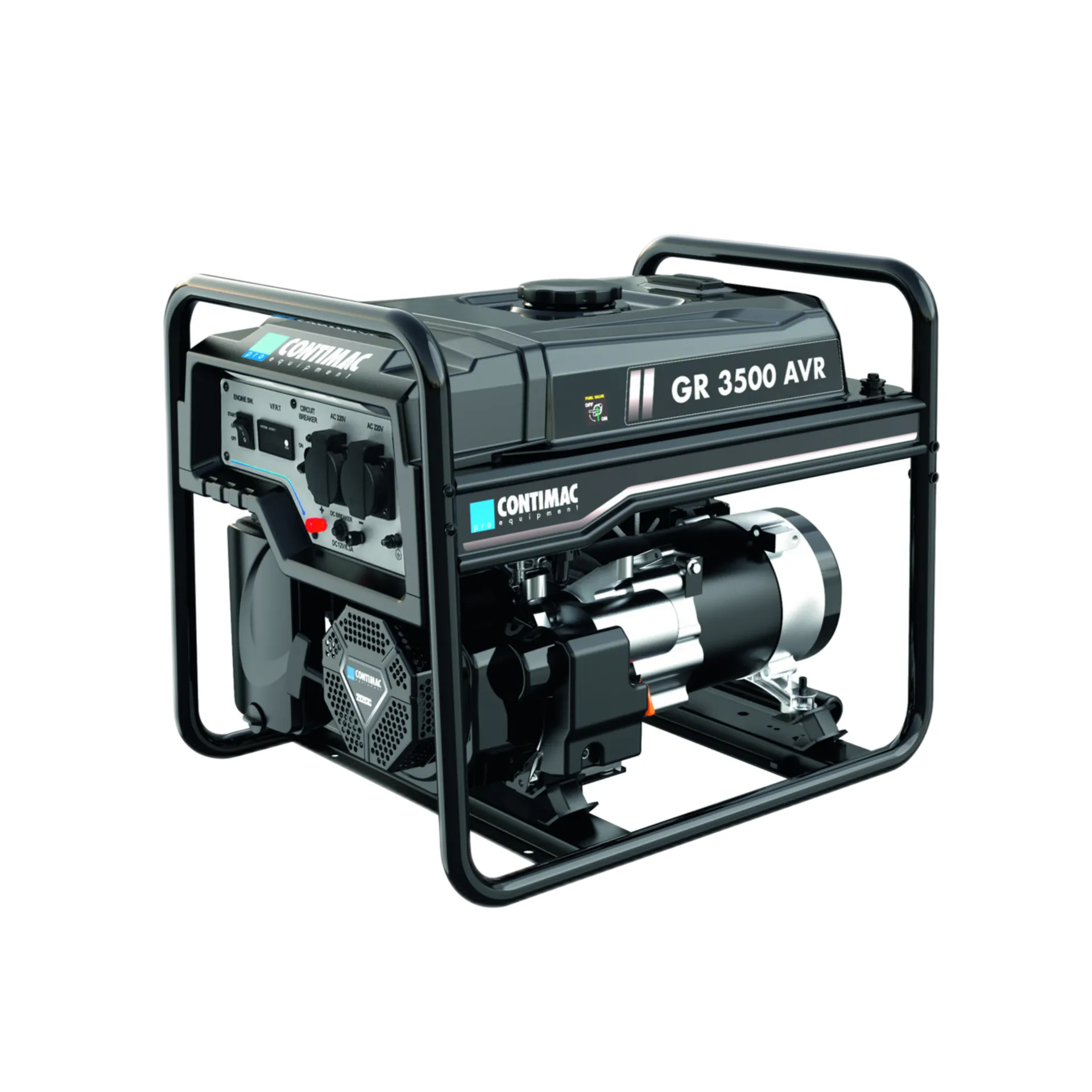 Groupe électrogène essence GR 3500 AVR 3300 W (réservoir 18 litres, 230 V + 12 V)