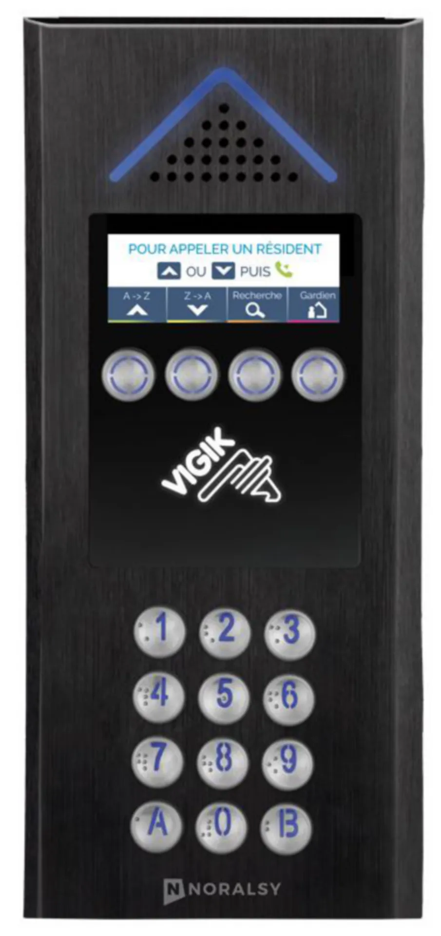 BUITENPOST 4G MINI IN ALUMINIUM ZWART TP4G-N