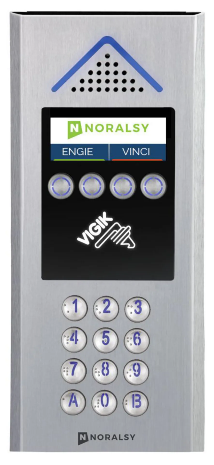 BUITENPOST 4G MINI TOUCH MET CODEKLAVIER IN ALUMINIUM TP4G-TAC
