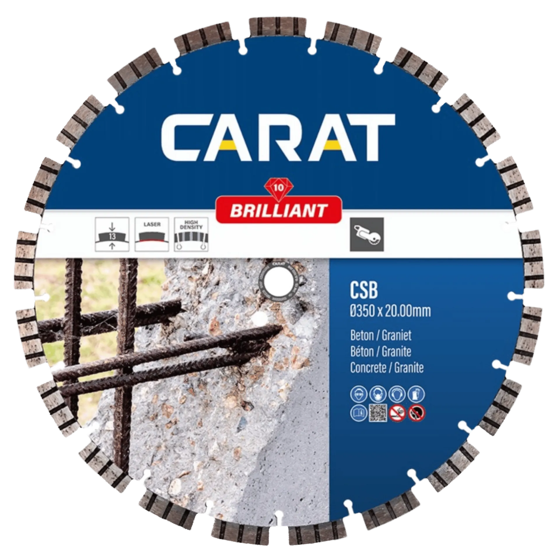 Diamantzaag ø 400 x 20 mm beton-graniet brilliant CSB Diamantzaag ø 400 x 20 mm beton-graniet brilliant CSB