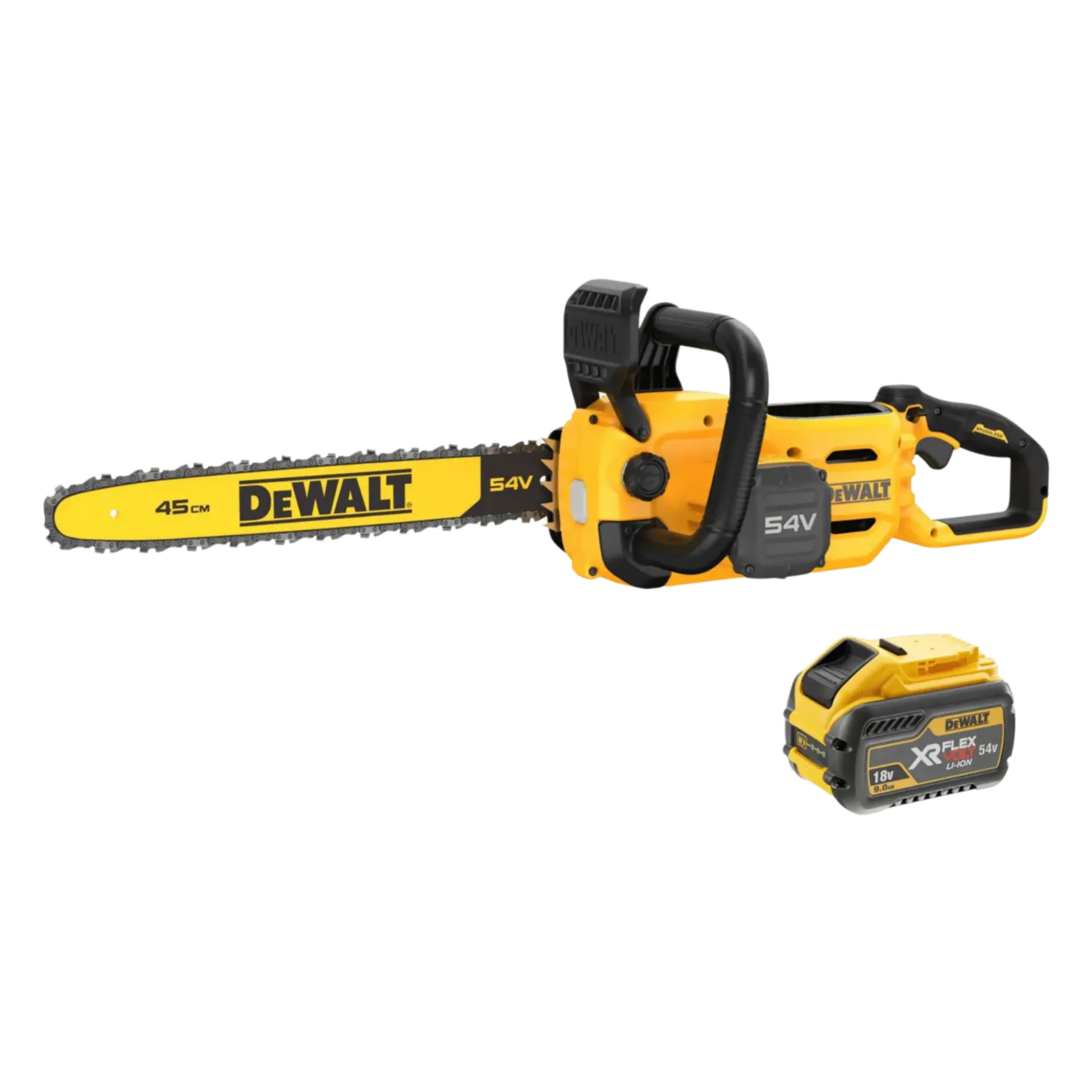 Tronçonneuse sur batterie 54V - 1 x 9 AH Li-ion - DCMCS574X1 Tronçonneuse sur batterie 54V - 1 x 9 AH Li-ion - DCMCS574X1