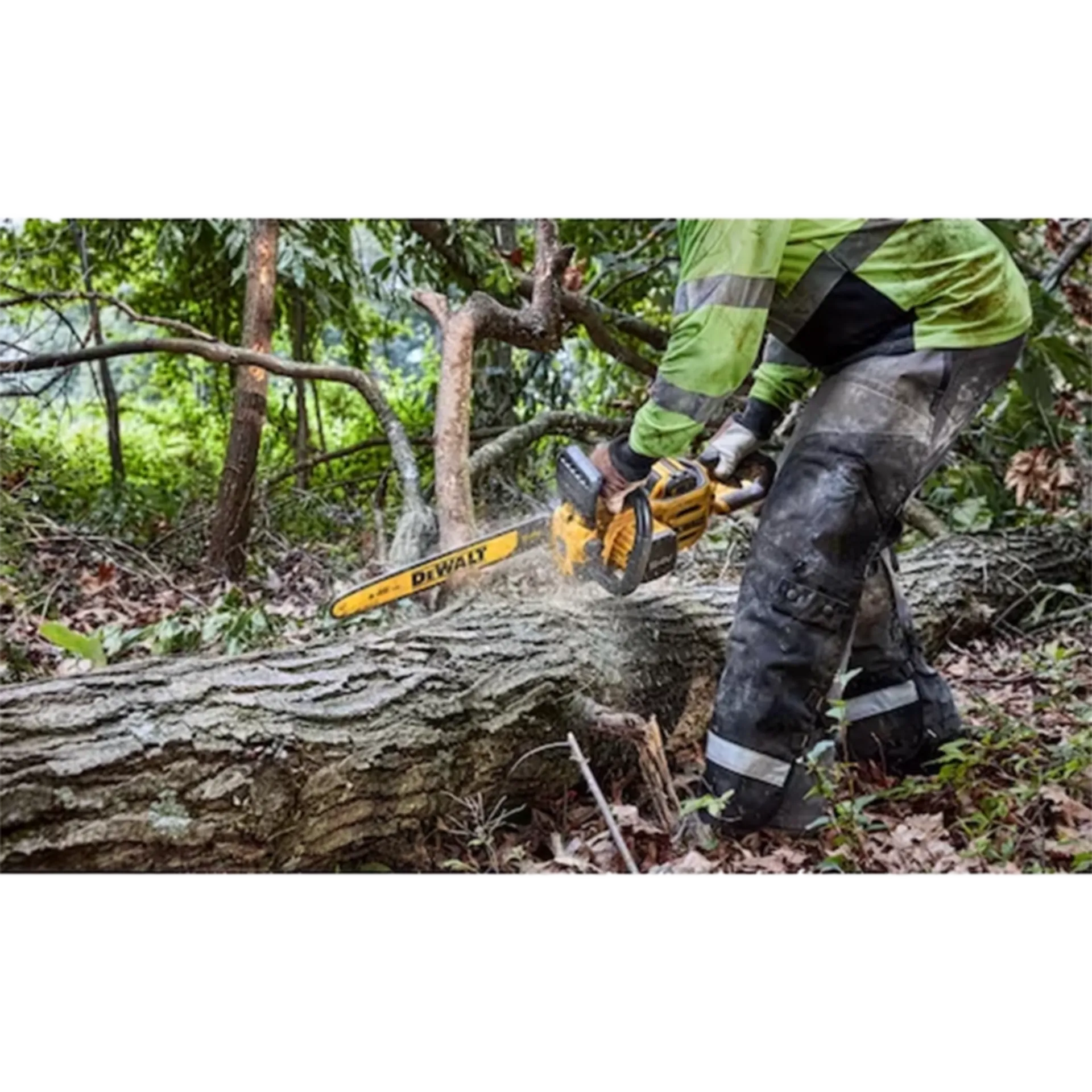 Tronçonneuse sur batterie 54V - 1 x 9 AH Li-ion - DCMCS574X1 Tronçonneuse sur batterie 54V - 1 x 9 AH Li-ion - DCMCS574X1