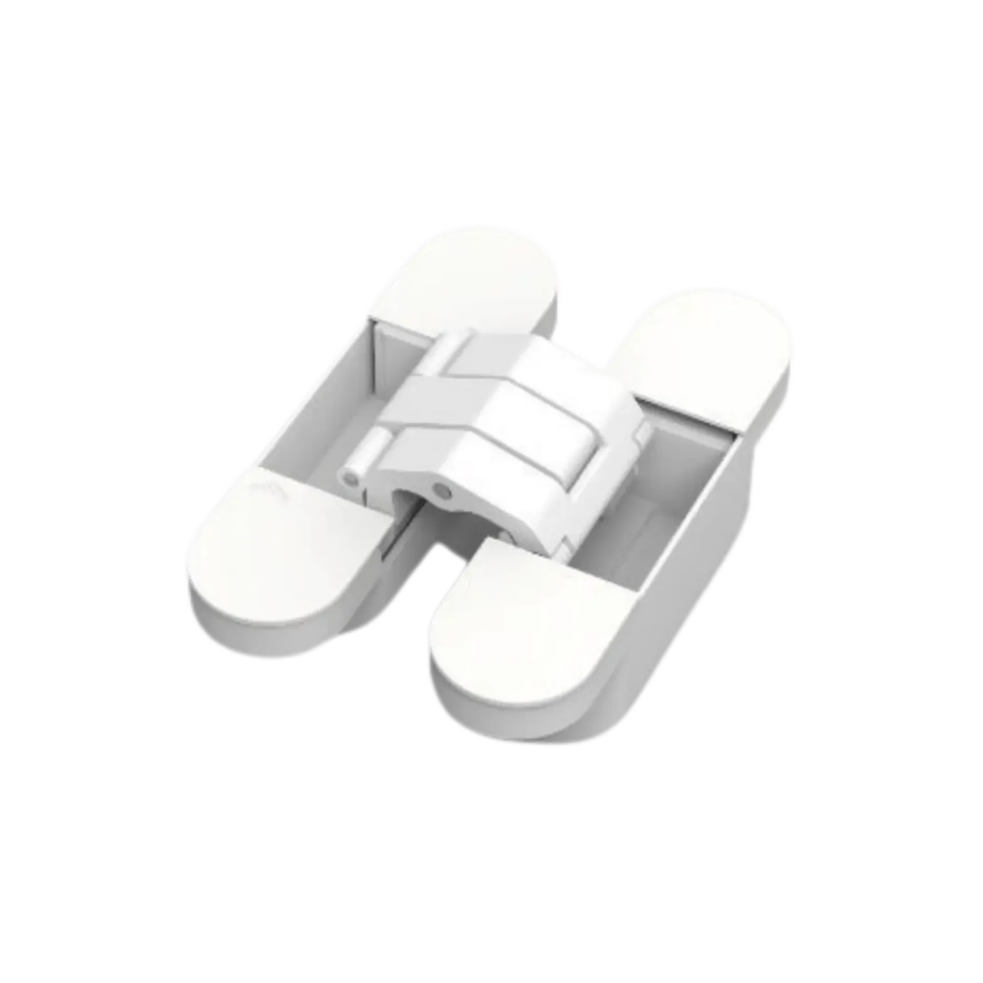 Charnière invisible Invisible Tyo jusqu'à 80kg GS/DS Blanc mat 9016 Charnière invisible Invisible Tyo jusqu'à 80kg GS/DS Blanc mat 9016