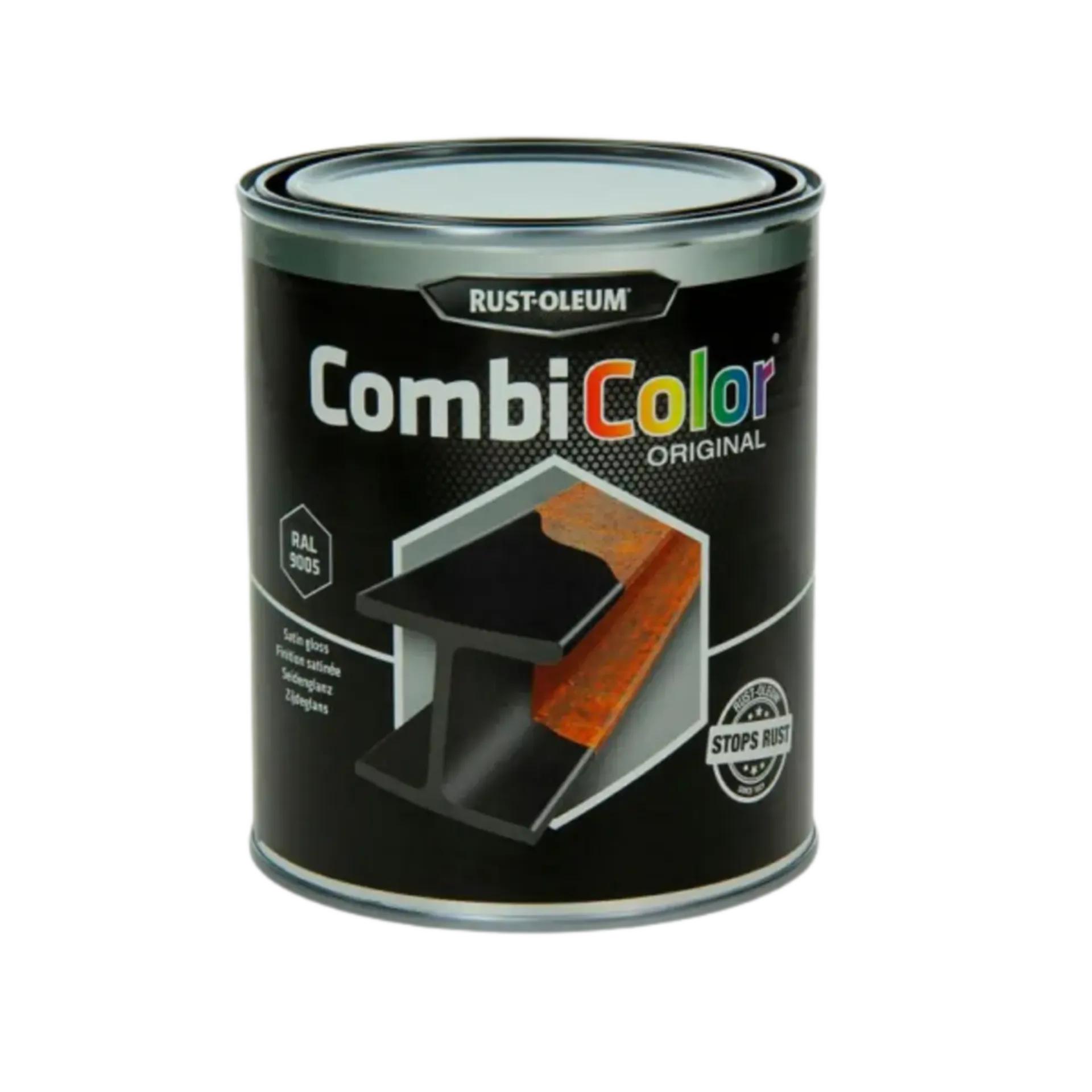 Combicolor 7375 - 2.5l - satin noir - RAL 9005 Combicolor 7375 - 2.5l - satin noir - RAL 9005