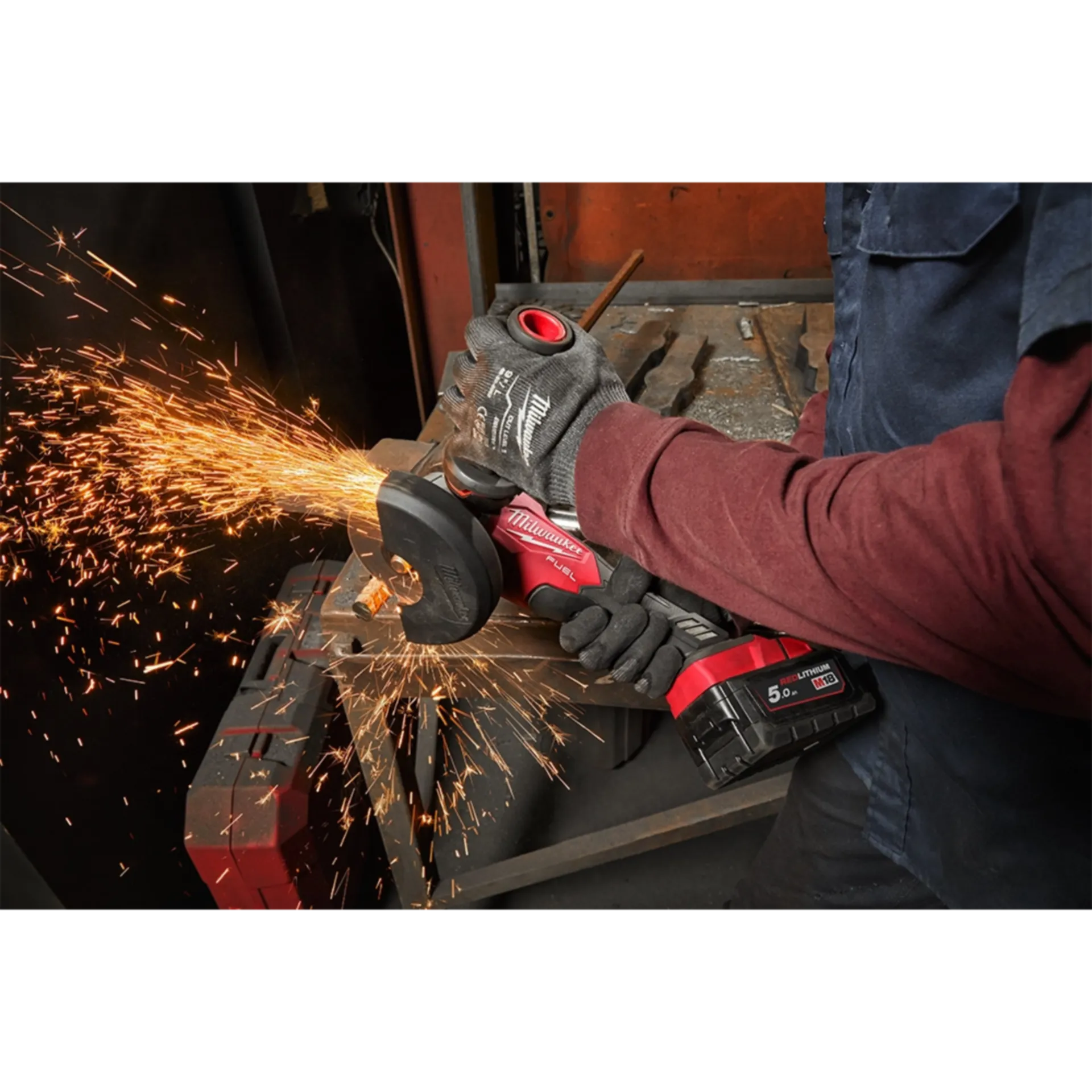 Haakse slijper 125mm met schuifschakelaar M18 FSAG125X-0X – 4933478428 Haakse slijper 125mm met schuifschakelaar M18 FSAG125X-0X – 4933478428