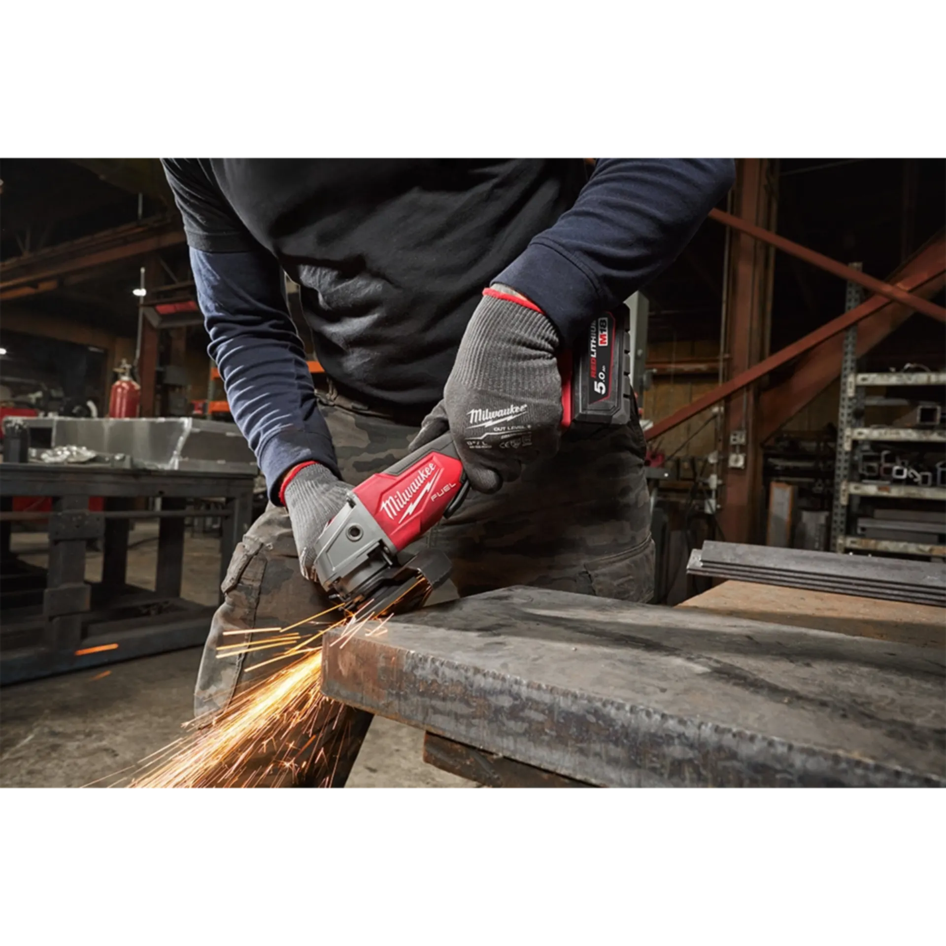 Haakse slijper 125mm met schuifschakelaar M18 FSAG125X-0X – 4933478428 Haakse slijper 125mm met schuifschakelaar M18 FSAG125X-0X – 4933478428