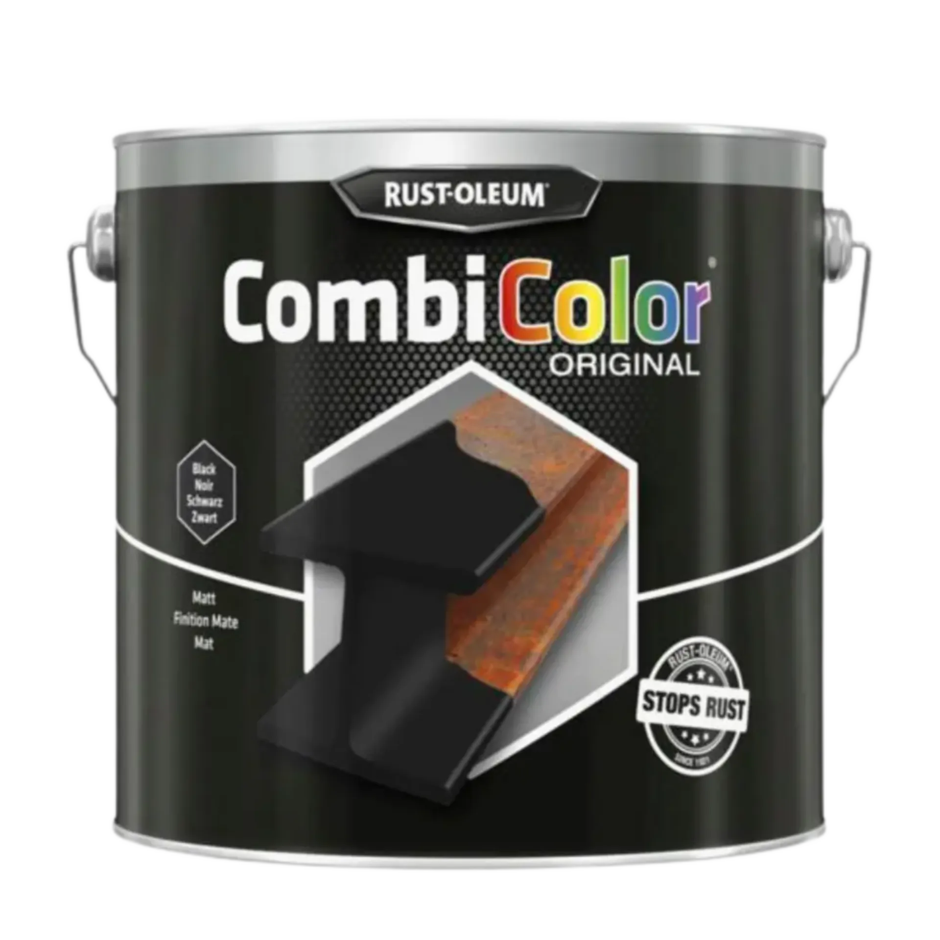 Combicolor 7378 - 2.5l - mat zwart Combicolor 7378 - 2.5l - mat zwart