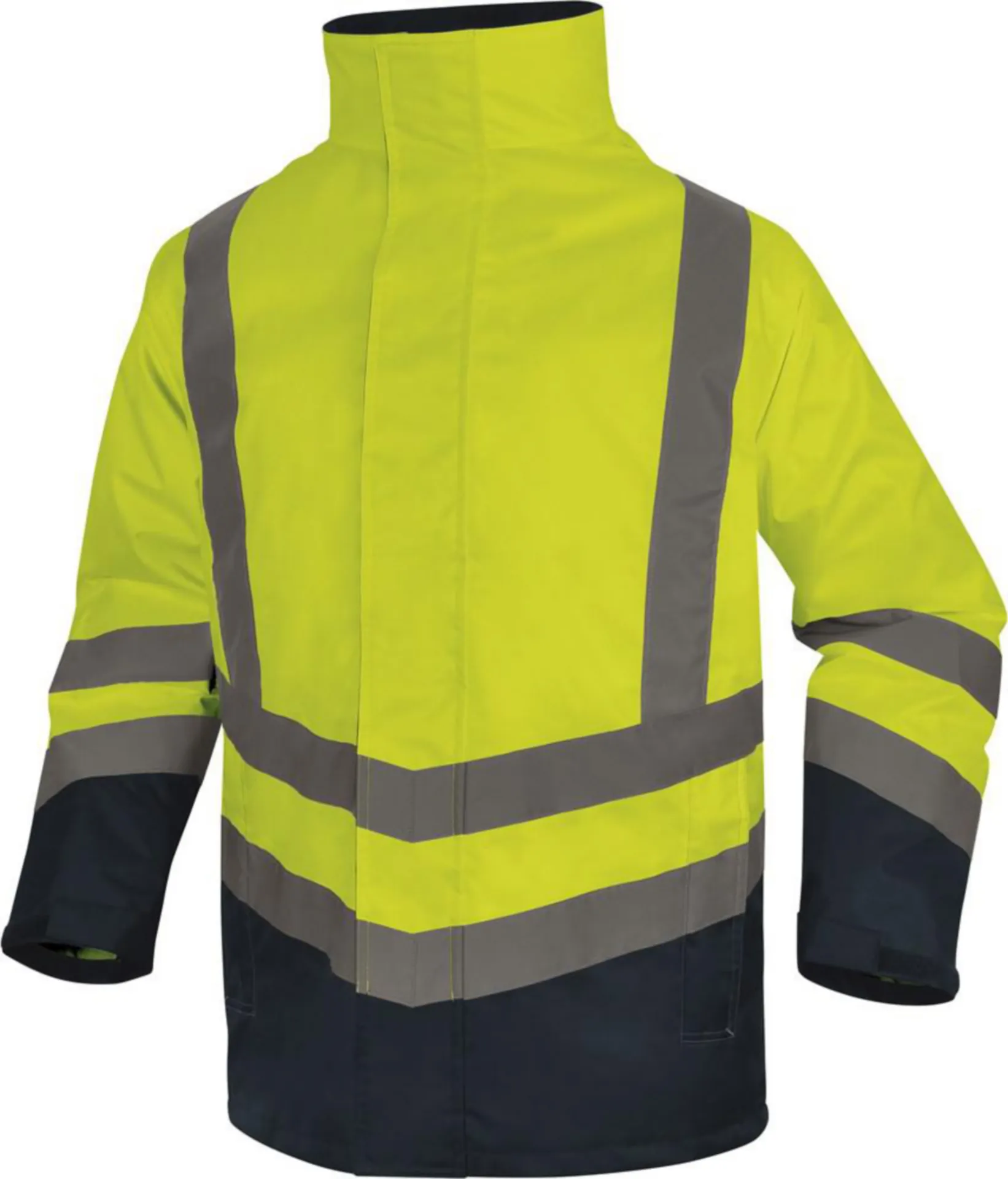Delta Plus Optimum3 signalisatieparka (fluo geel/blauw, 5 in 1, S)