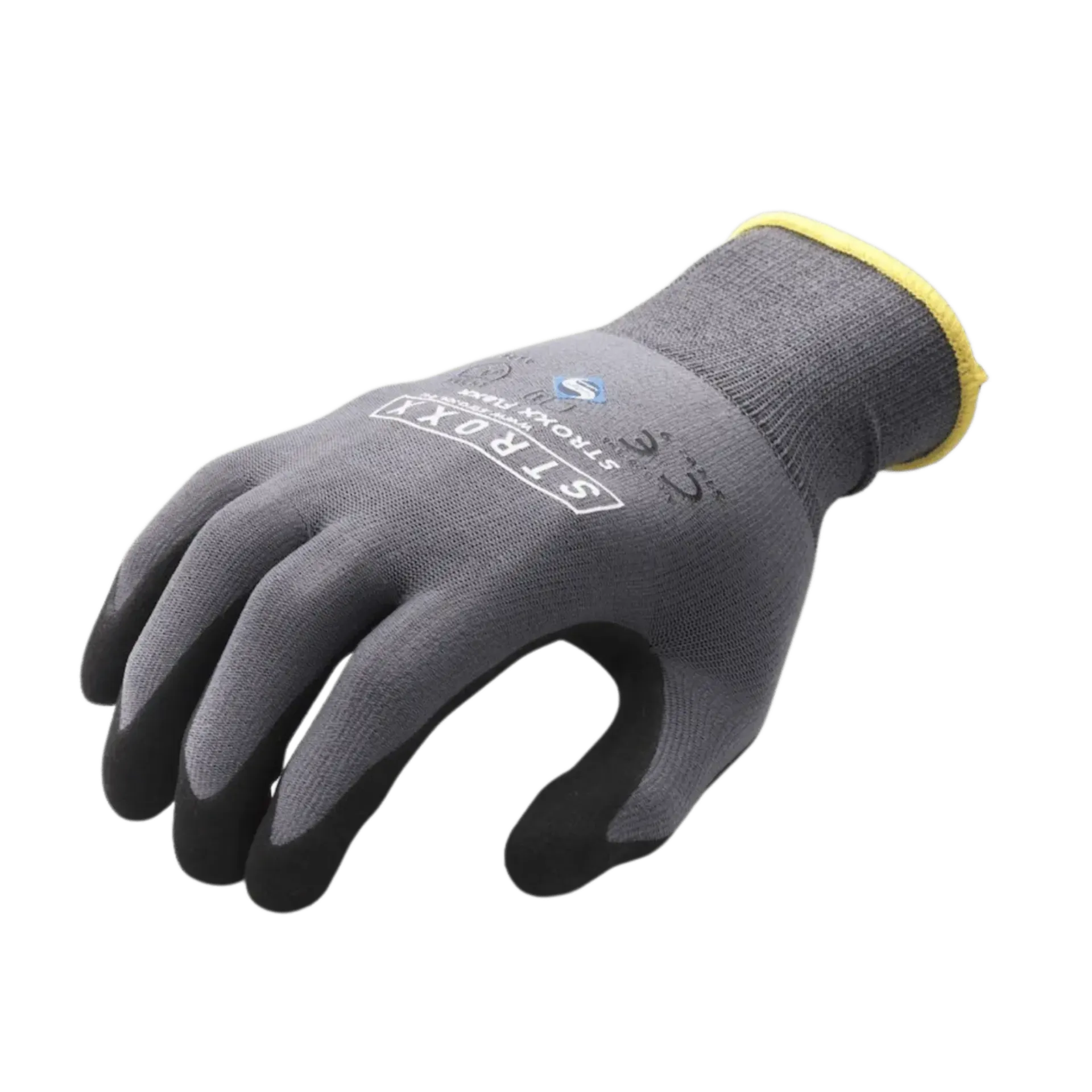 Flexx dunne naadloze handschoen 4131 - met nitril coating maat 9