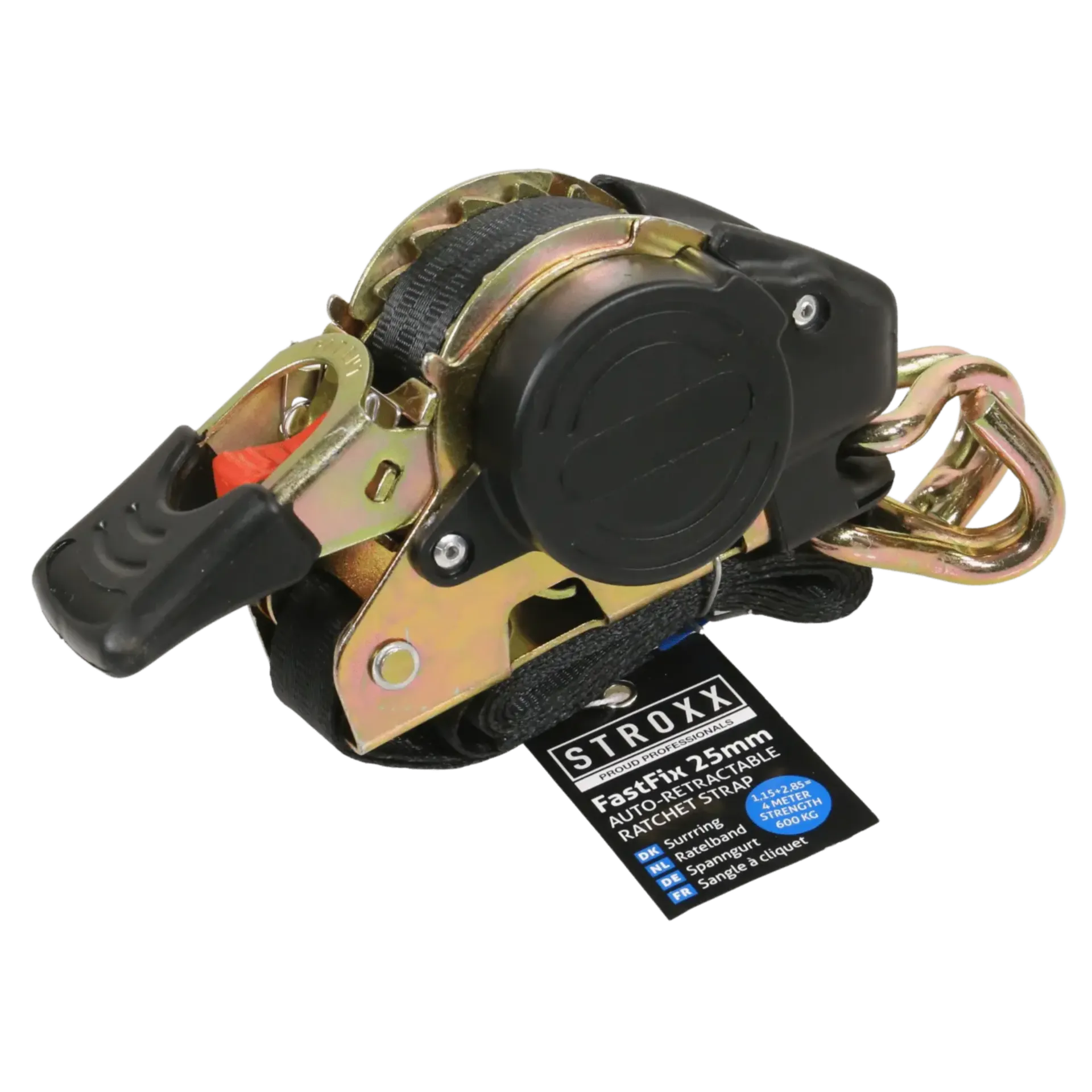Fastfix Automatische Spanband 25mm 4,0m 600kg Fastfix Automatische Spanband 25mm 4,0m 600kg