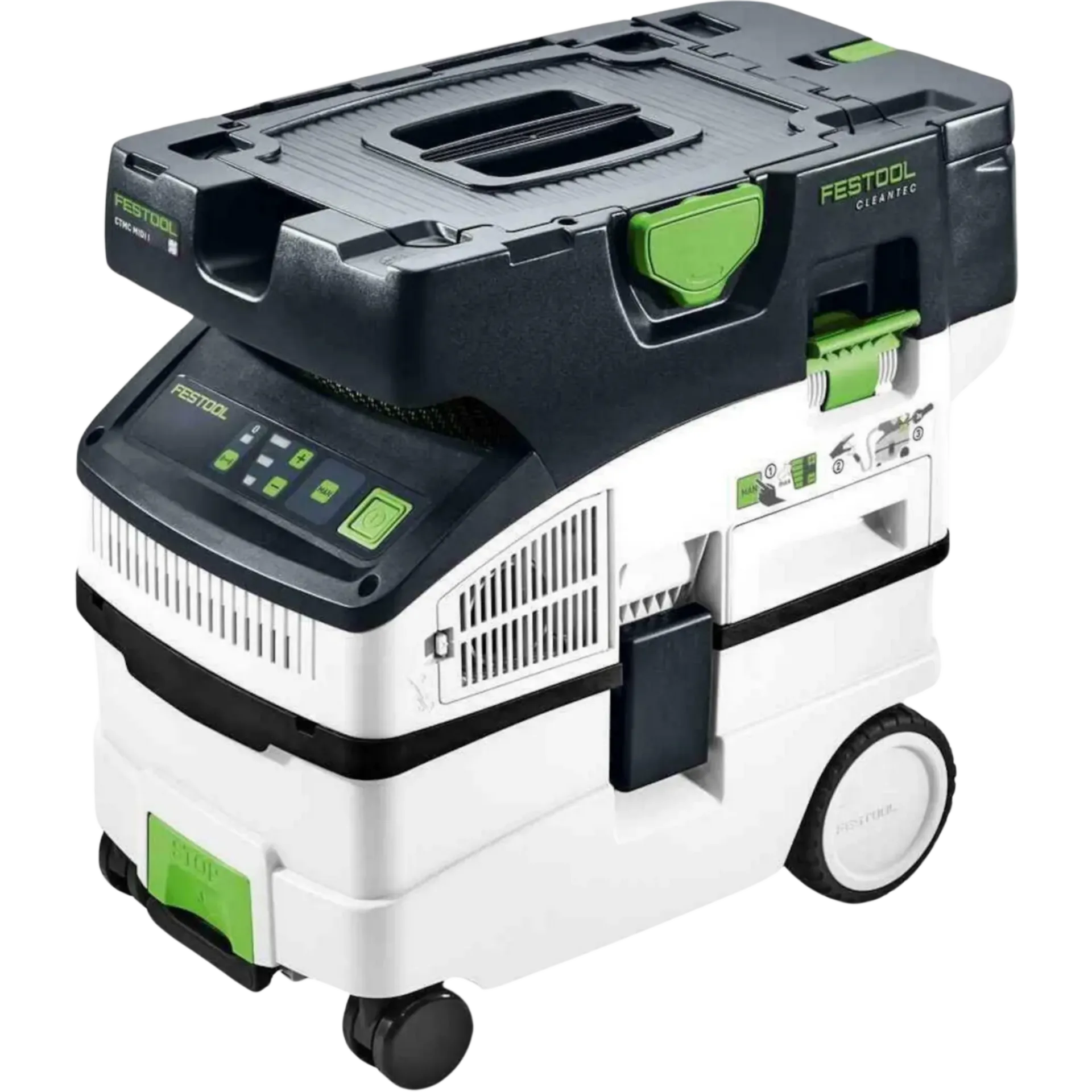 Aspirateur à poussière et à eau sans fil Cleantec CTMC MIDI I-Basic
