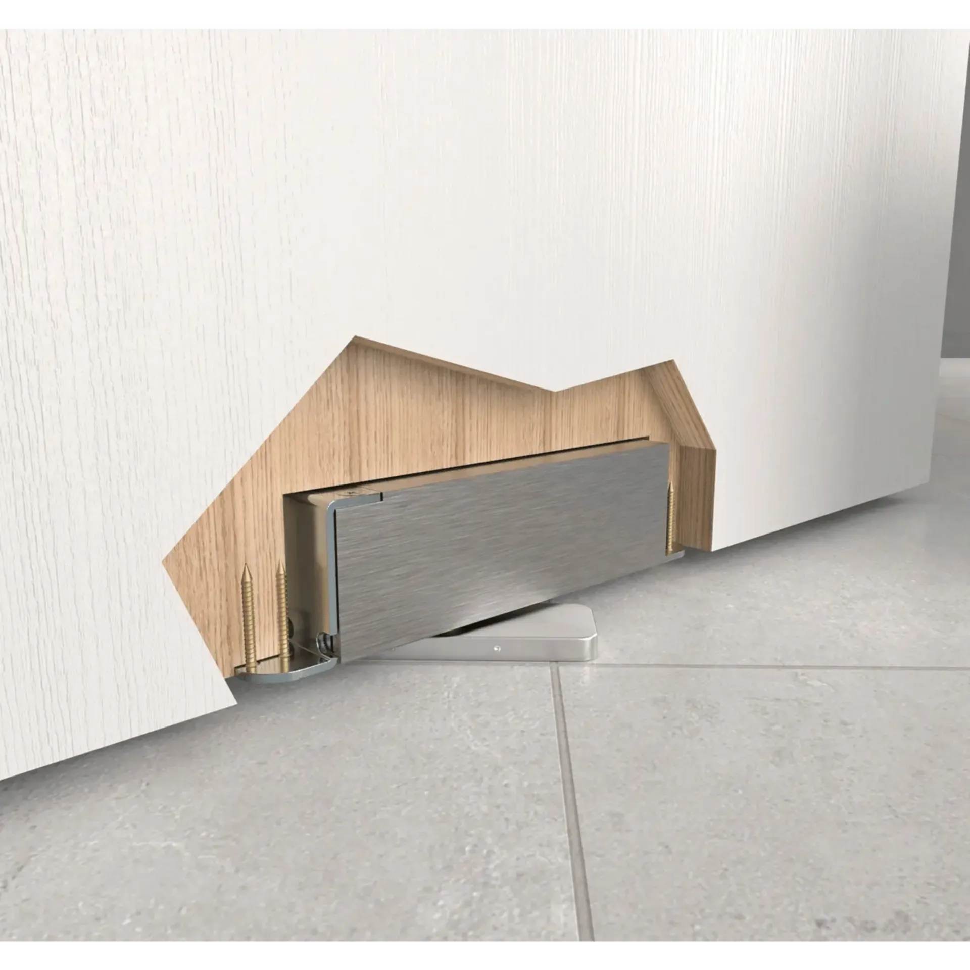 Onzichtbaar pivotscharnier Pivotica Pro E100 FM F90 Mat Chroom Onzichtbaar pivotscharnier Pivotica Pro E100 FM F90 Mat Chroom