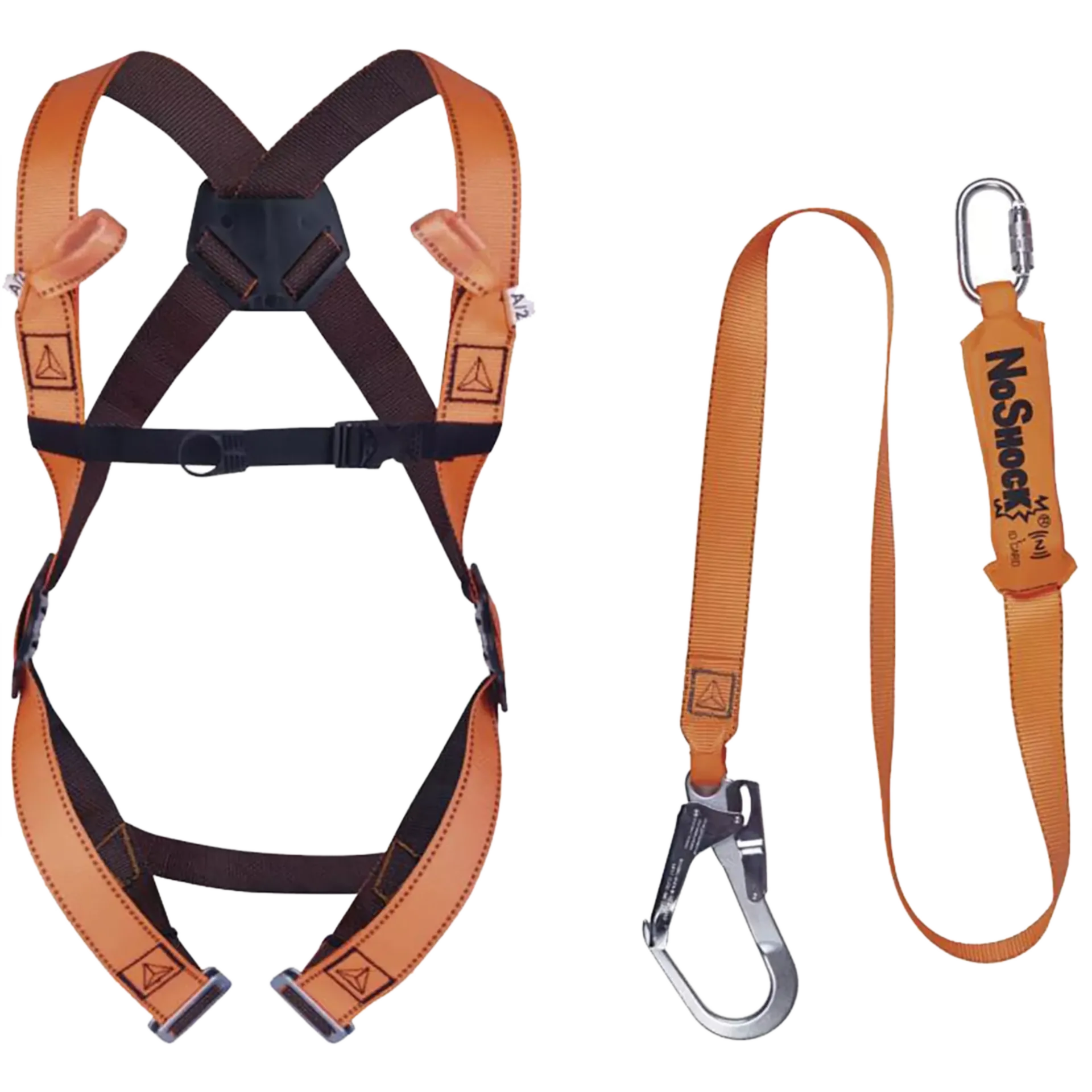 ELARA190V2GT Kit antichute (harnais HAR12, longe de 2 m, sac de rangement inclus, taille S/M/L)