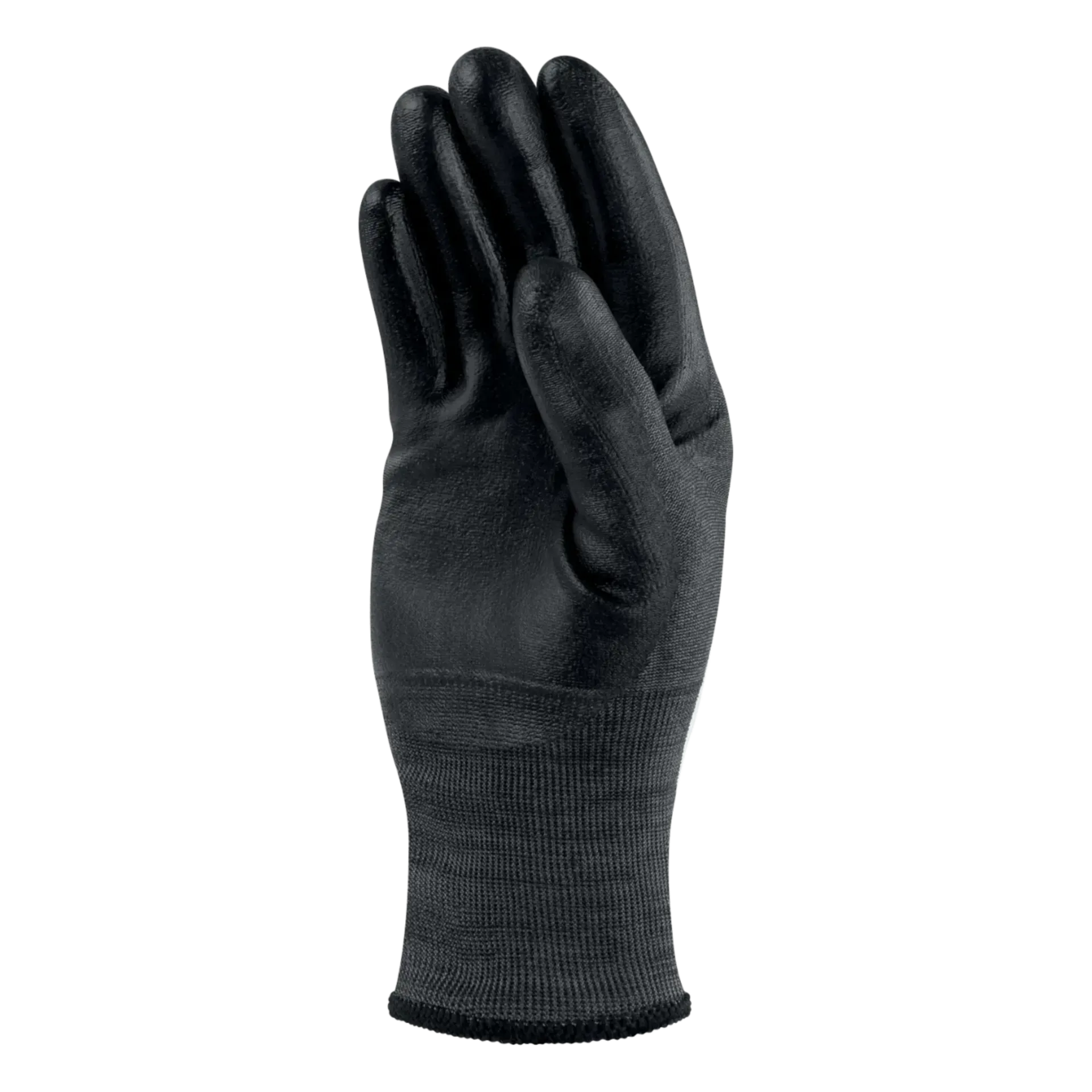 Gant tricoté antistatique Deltanocut - paume enduite PU - noir - taille 9