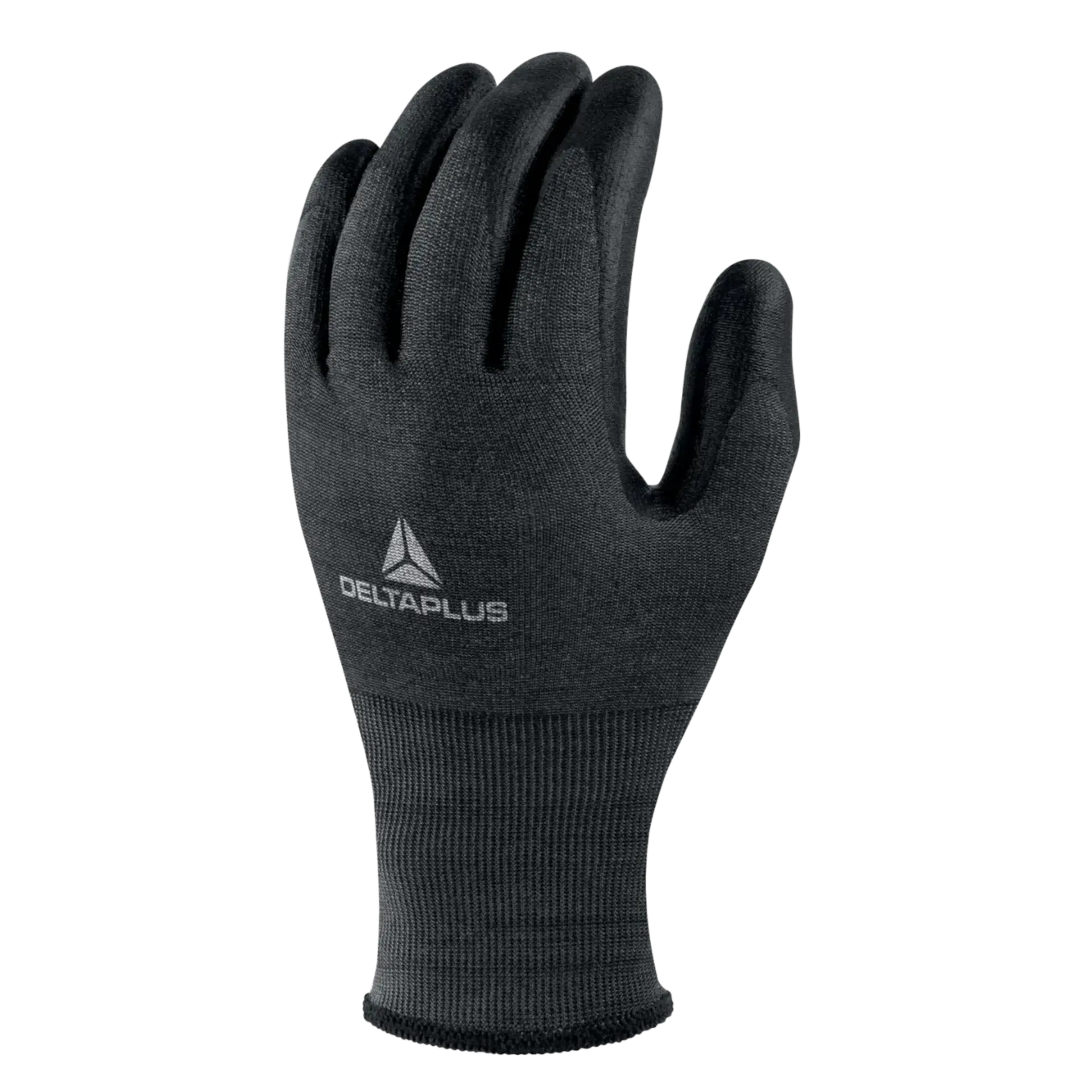 Gebreide handschoen antistatisch Deltanocut - palm PU coating - zwart - maat 9 Gebreide handschoen antistatisch Deltanocut - palm PU coating - zwart - maat 9