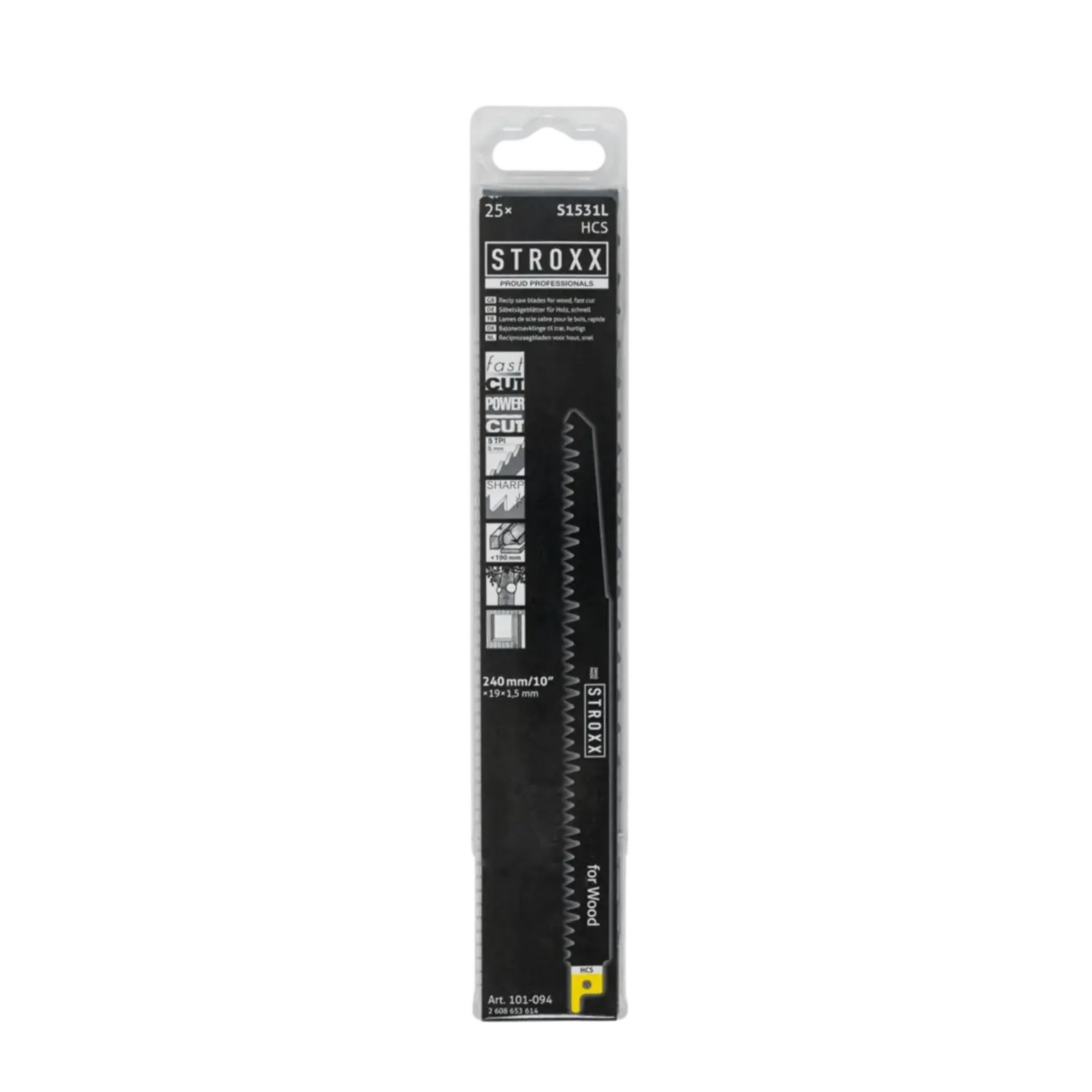 Reciprozaagblad (25st) S1531L snoeihout - 240mm