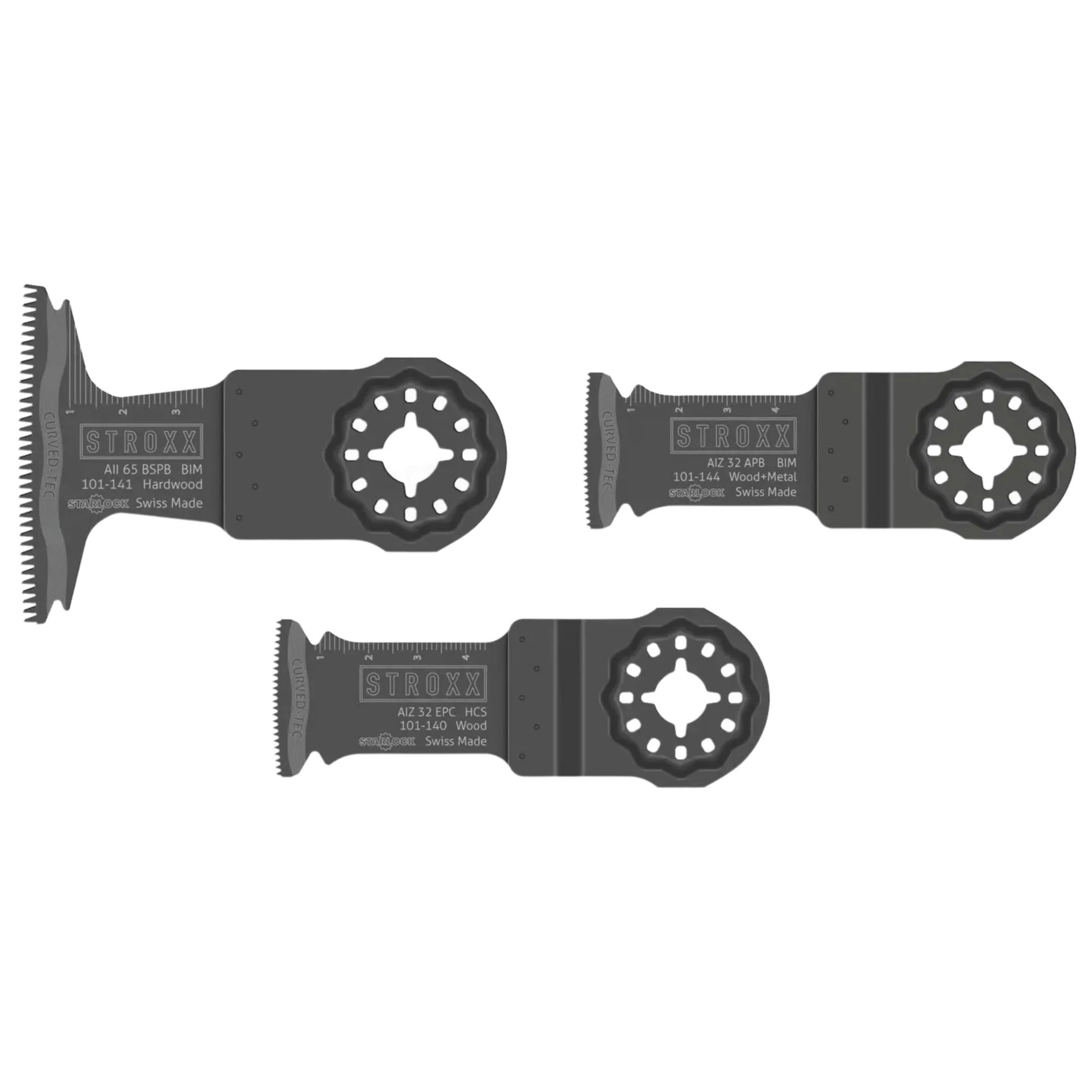 Invalzaagbladen (set van 2 x hardhout, 2 x hout, 2 x hout/metaal) Invalzaagbladen (set van 2 x hardhout, 2 x hout, 2 x hout/metaal)