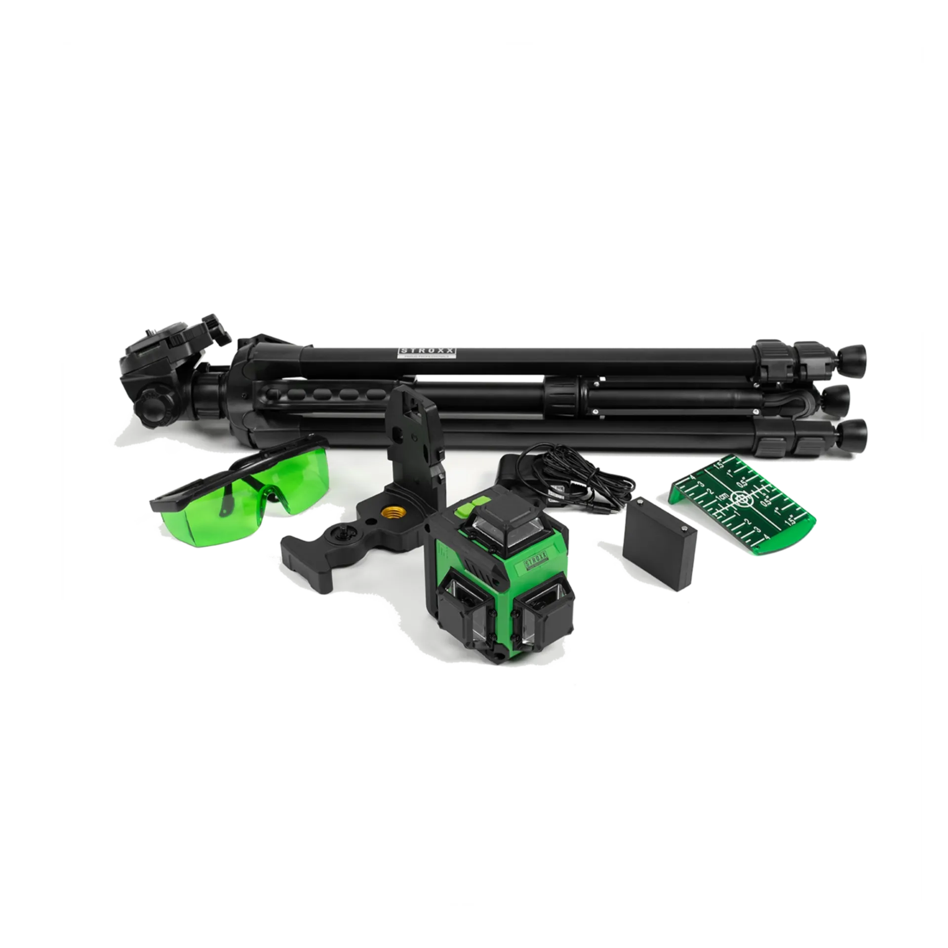 Compacte kruislijnlaser 3D met statief Compacte kruislijnlaser 3D met statief