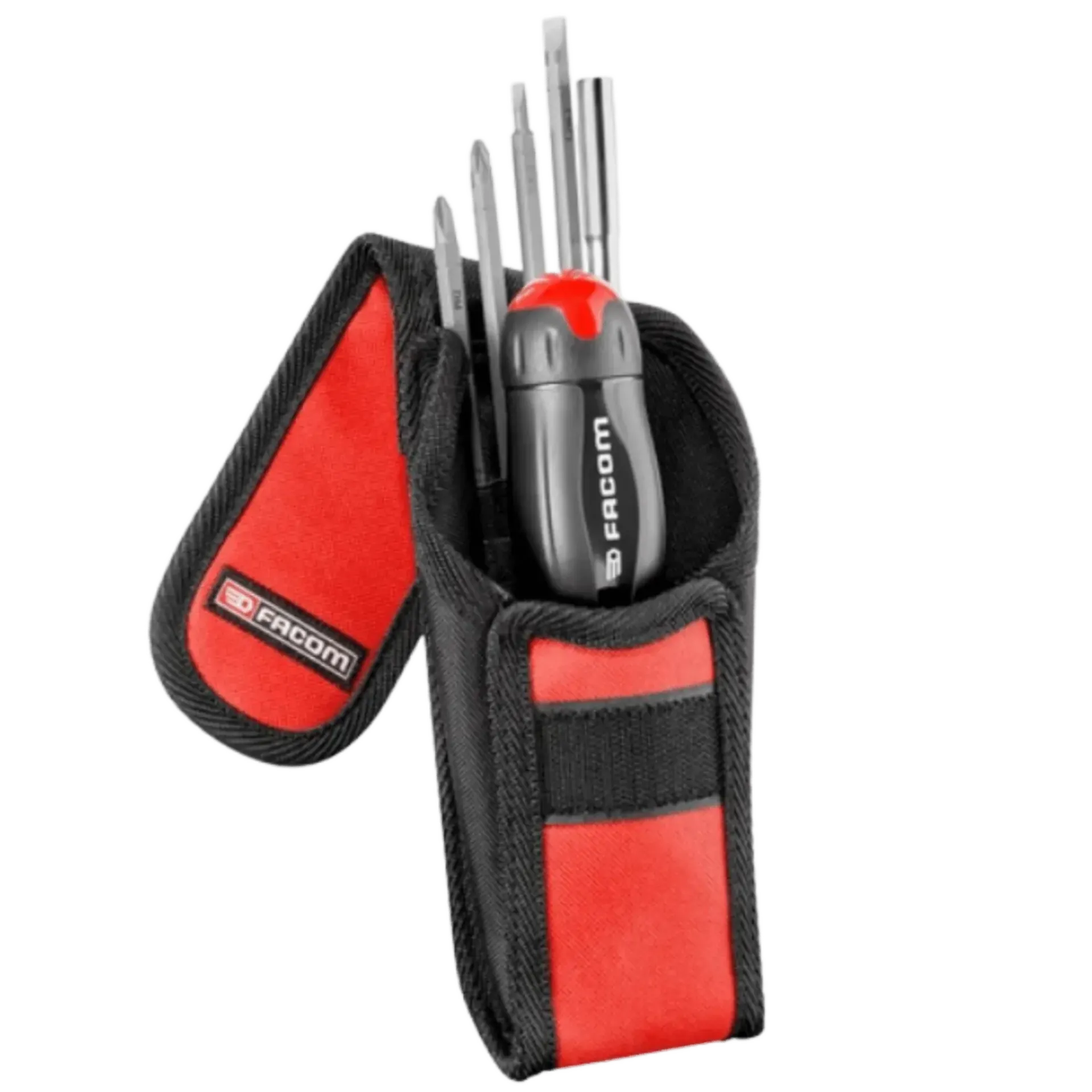 Tournevis porte-embouts à cliquet en T + 5 lames réversibles dans sac de transport - ACL.2A5 Tournevis porte-embouts à cliquet en T + 5 lames réversibles dans sac de transport - ACL.2A5