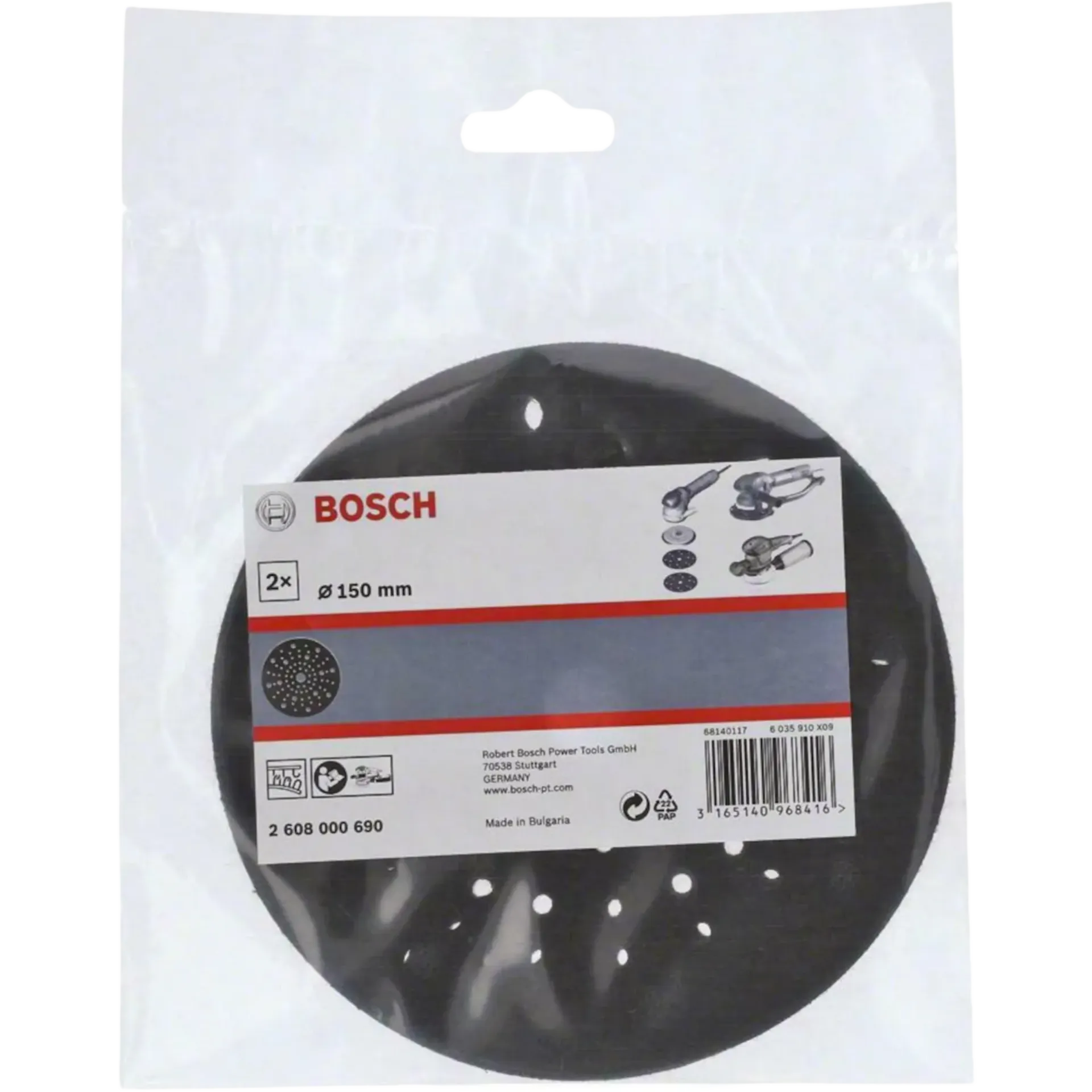 Protection de plateau pour ponceuse excentrique (150 mm)
