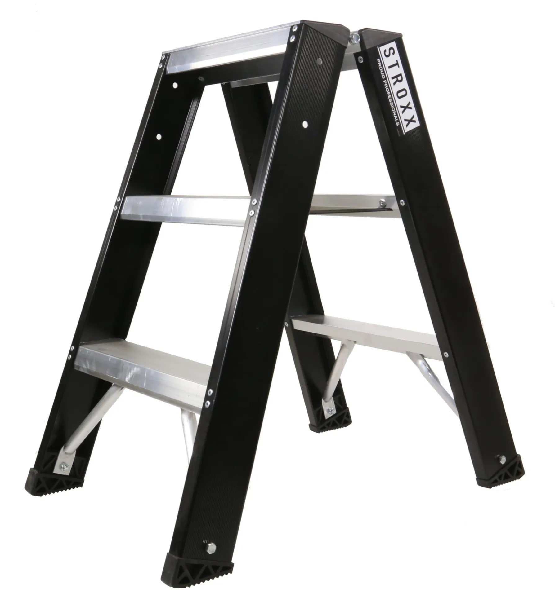 Dubbel oploopbare aluminium ladder 2×3 Dubbel oploopbare aluminium ladder 2×3