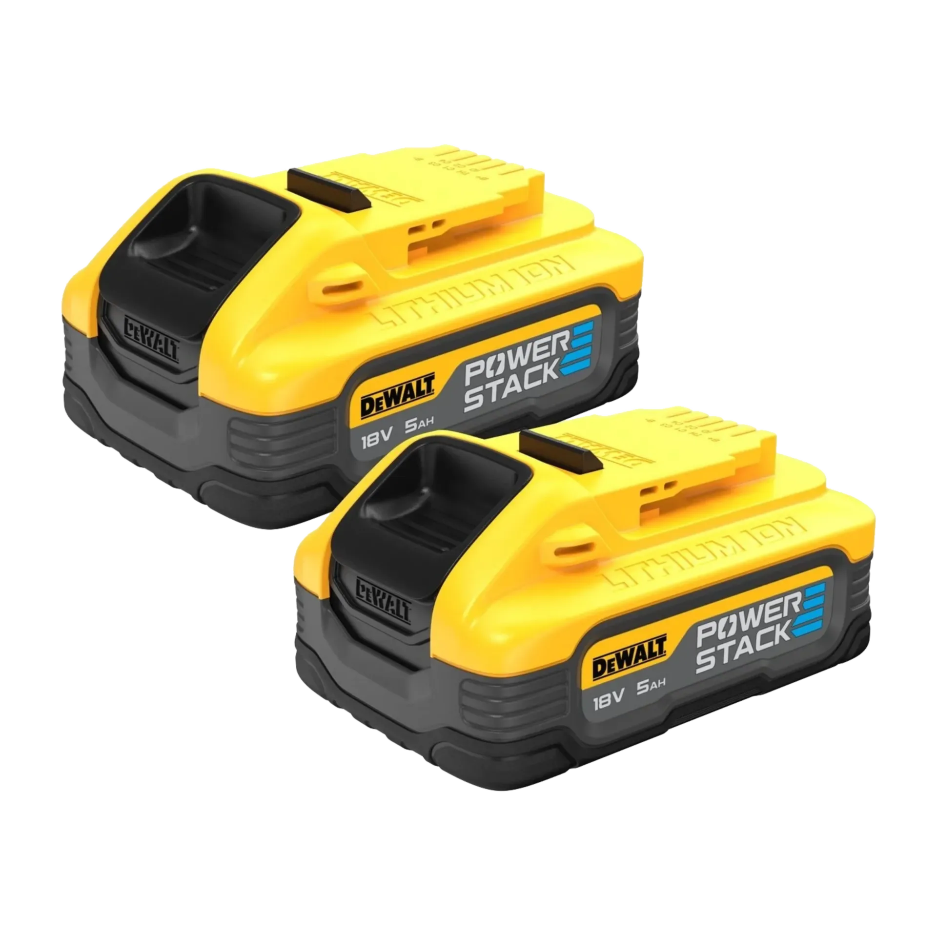 Set de Batteries 18 V DCBP518H2 POWERSTACK : 2 X 5 Ah Li-ion Set de Batteries 18 V DCBP518H2 POWERSTACK : 2 X 5 Ah Li-ion