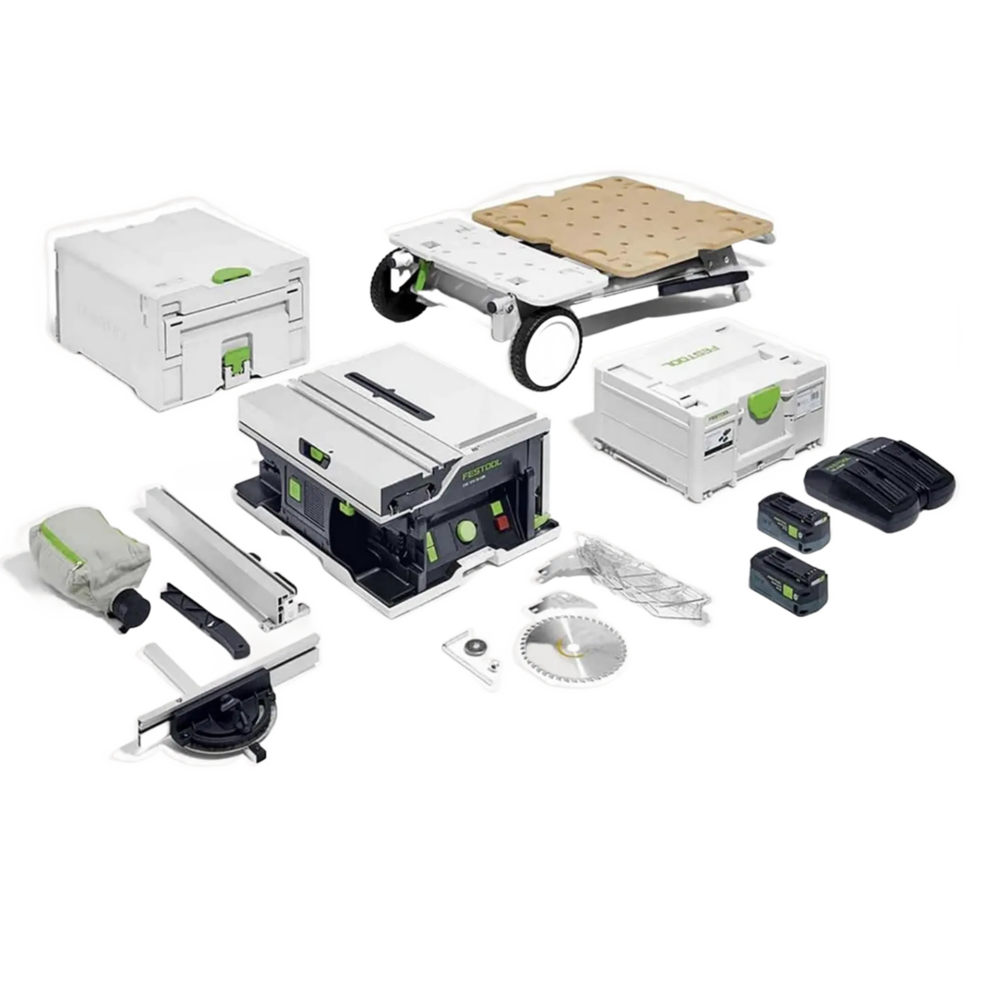 Scie circulaire sur table à batterie CSC SYS 50 EBI-Set Scie circulaire sur table à batterie CSC SYS 50 EBI-Set