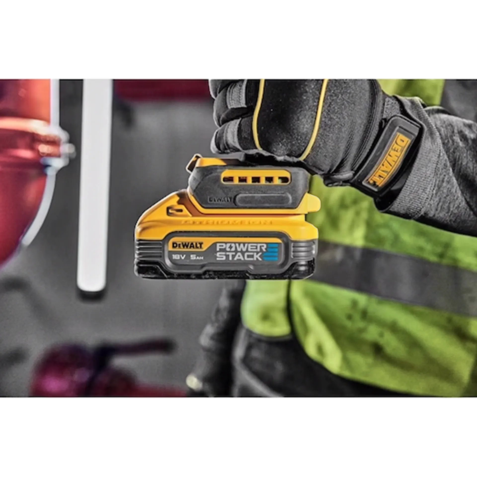 Batterij 18V DCBP518: XR 5.0Ah PowerStack Accu Batterij 18V DCBP518: XR 5.0Ah PowerStack Accu