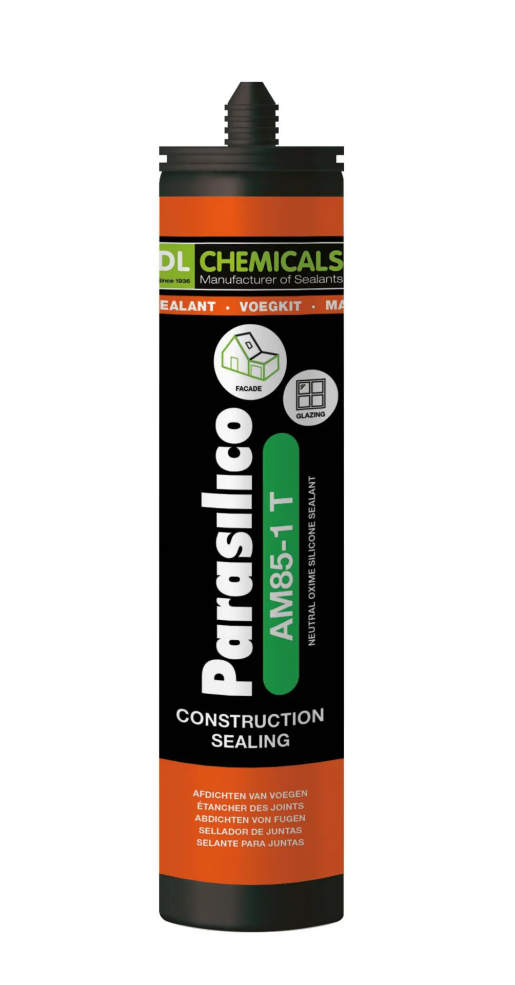 AM 85-1 T caoutchouc silicone - transparent (cartouche 300ml)