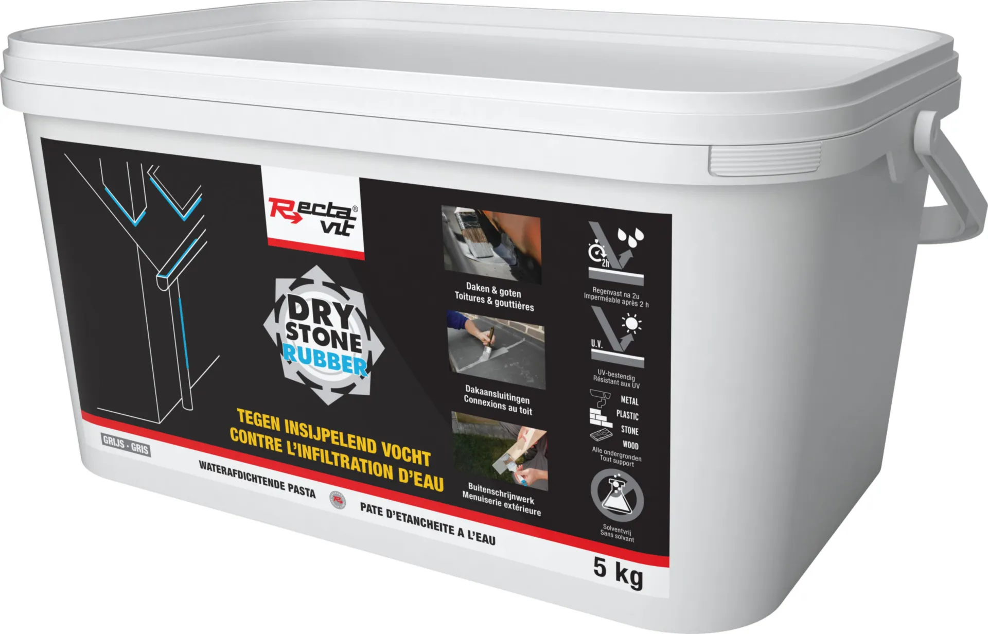 DRYSTONE RUBBER 5KG