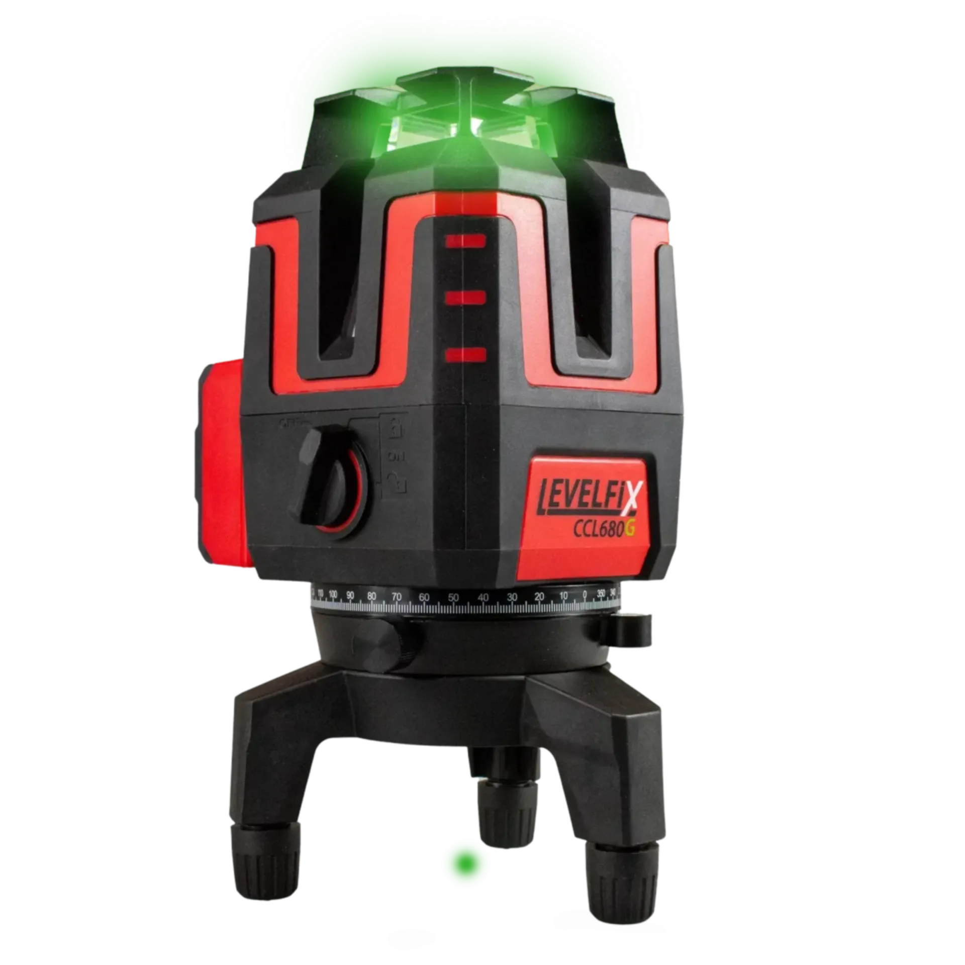 CCL680G Groene multilijnlaser, 360° en oplooppunt