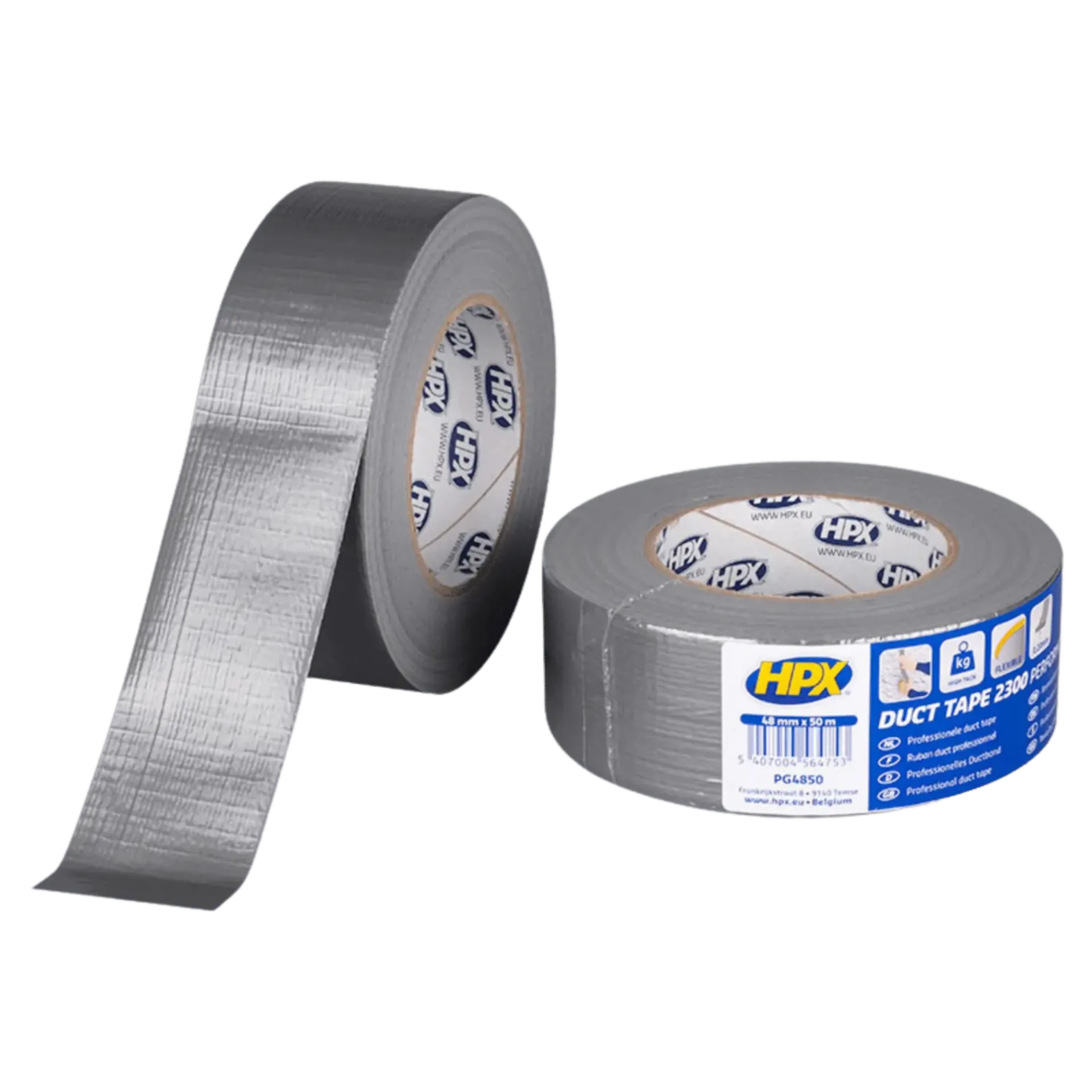 Duct tape 2300 - Grijs 48mm x 50m Duct tape 2300 - Grijs 48mm x 50m