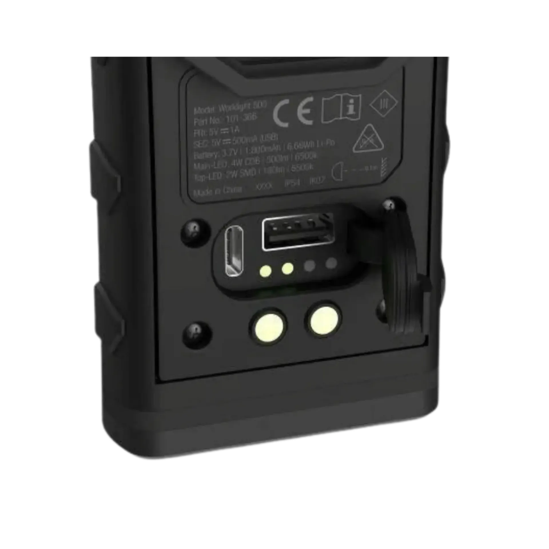 Lampe de travail rechargeable & dimmable - 500 Lumens Lampe de travail rechargeable & dimmable - 500 Lumens