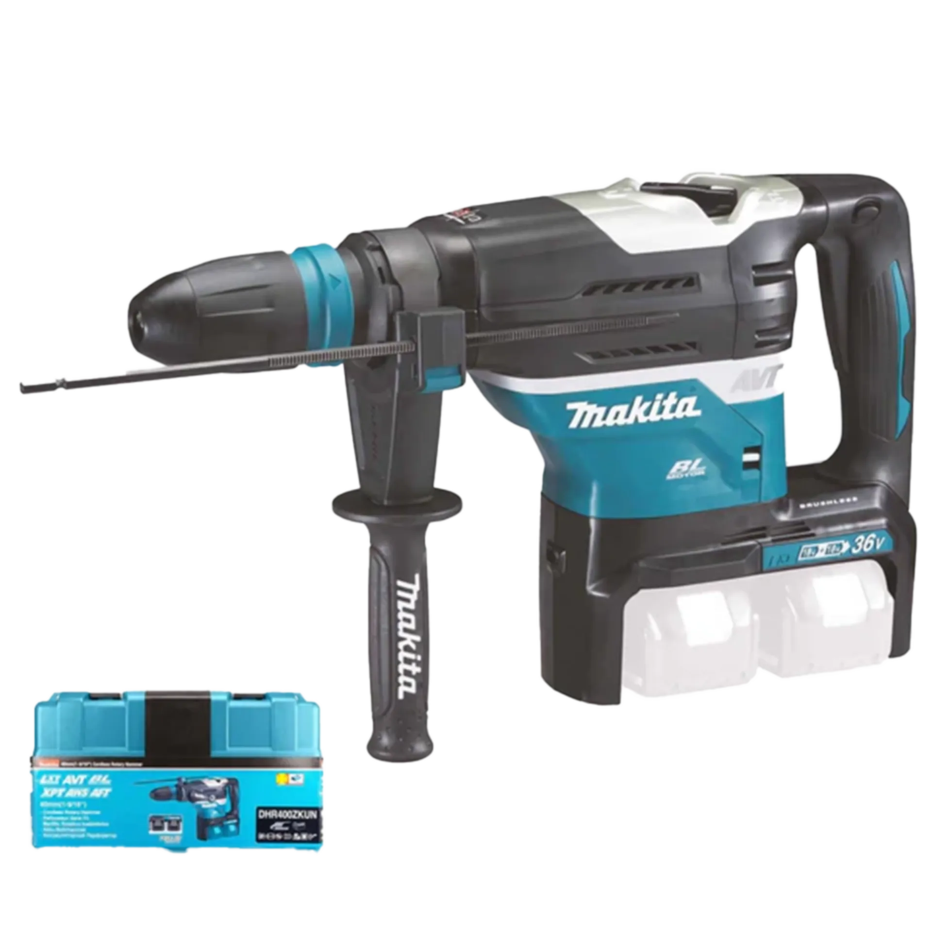 Perceuse Combinée SDS Max 40mm LXT 2x18V AFT+ Coffret, sans batterie/chargeur inclus