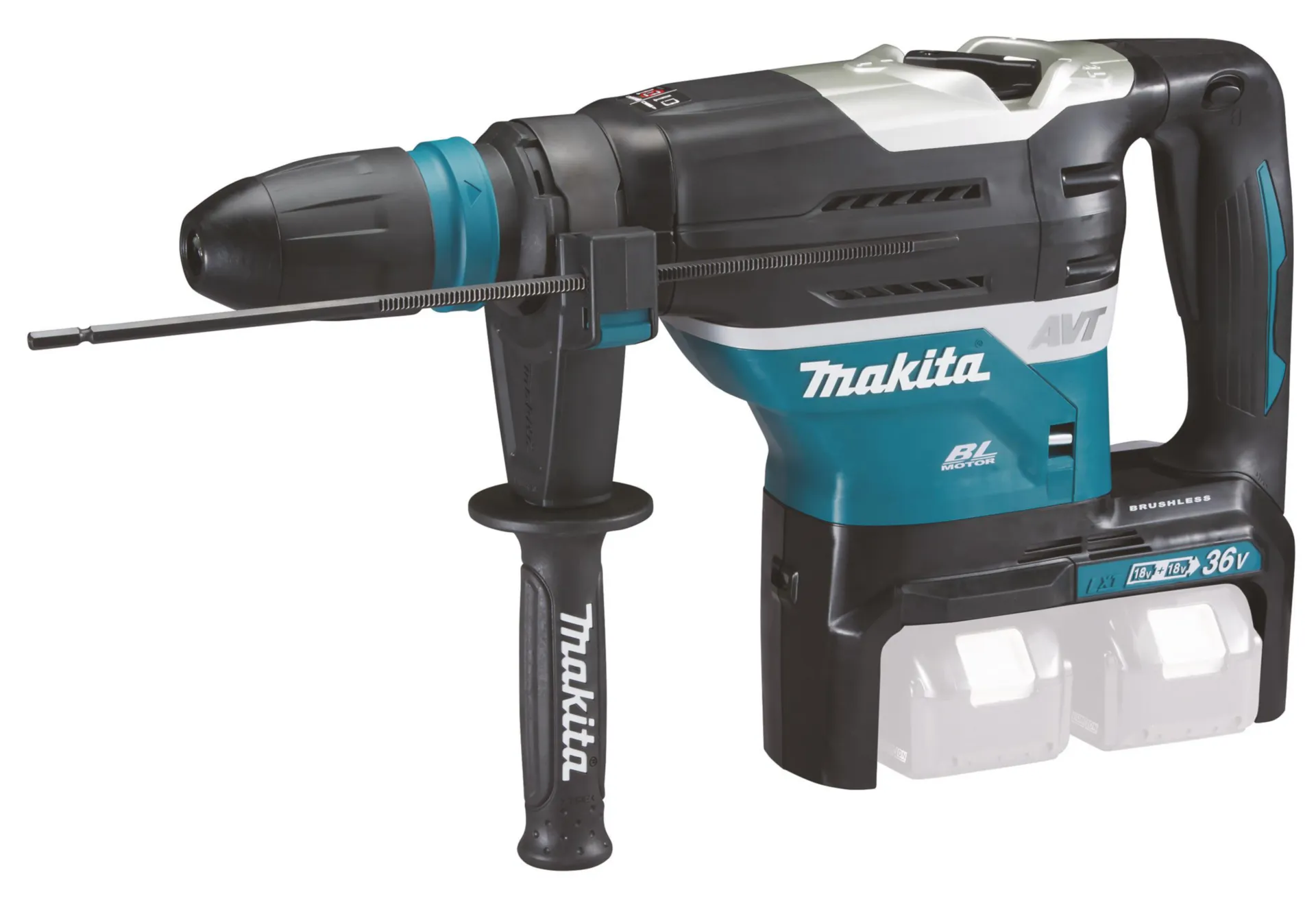 Perceuse Combinée SDS Max 40mm LXT 2x18V AFT+ Coffret, sans batterie/chargeur inclus