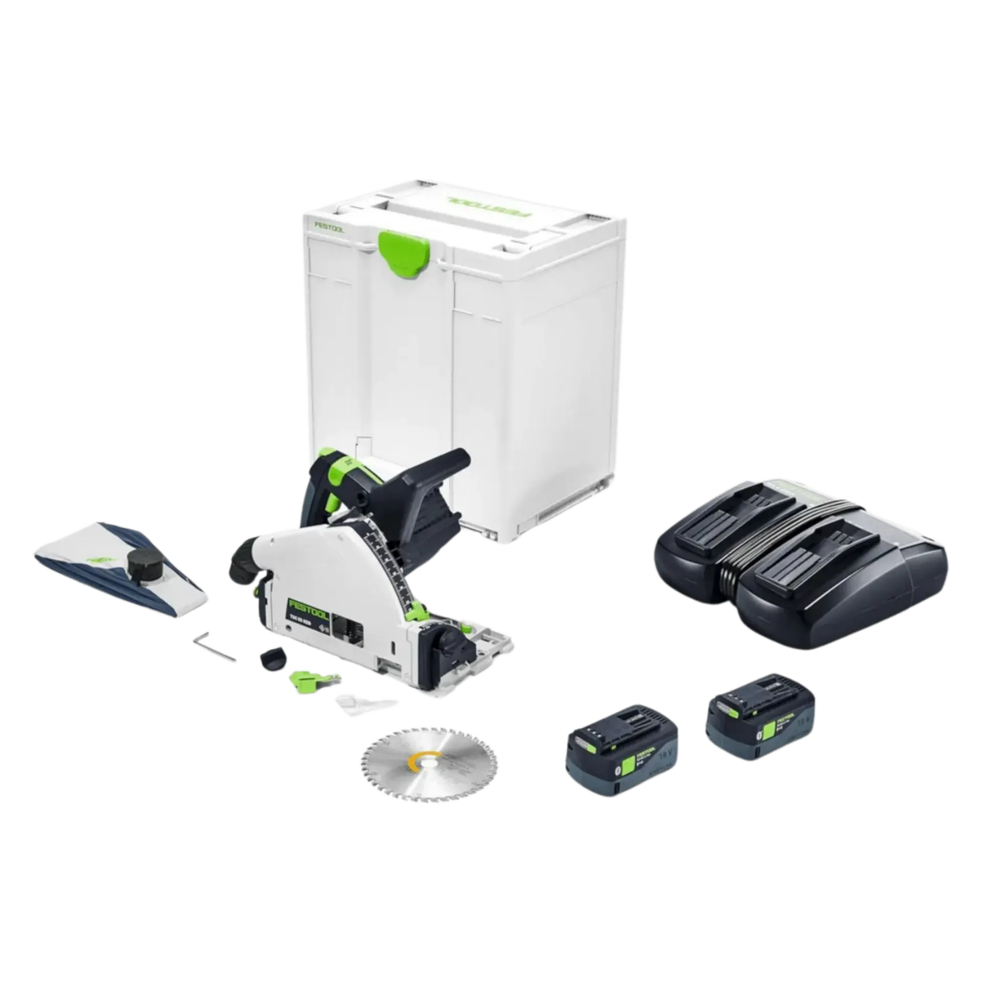 Accu invalcirkelzaag TSC 55 5,0 Kebi-Plus/XL (18 V - 2 X 5.2 Ah Li-ion) Accu invalcirkelzaag TSC 55 5,0 Kebi-Plus/XL (18 V - 2 X 5.2 Ah Li-ion)